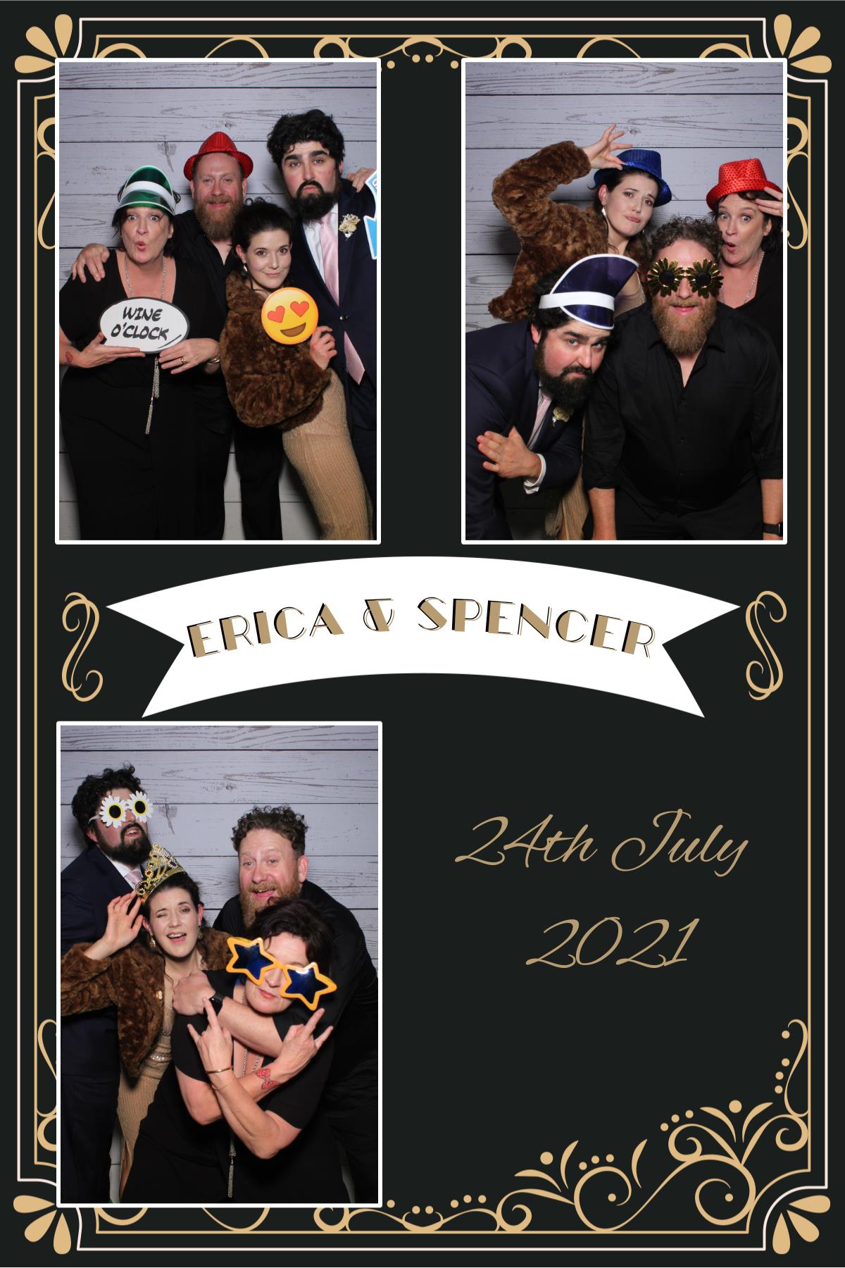 Erica & Spencer's wedding | View more photos from the event at gallery.photobooth.co.nz/u/SelfieCentral/Erica-Spencers-wedding