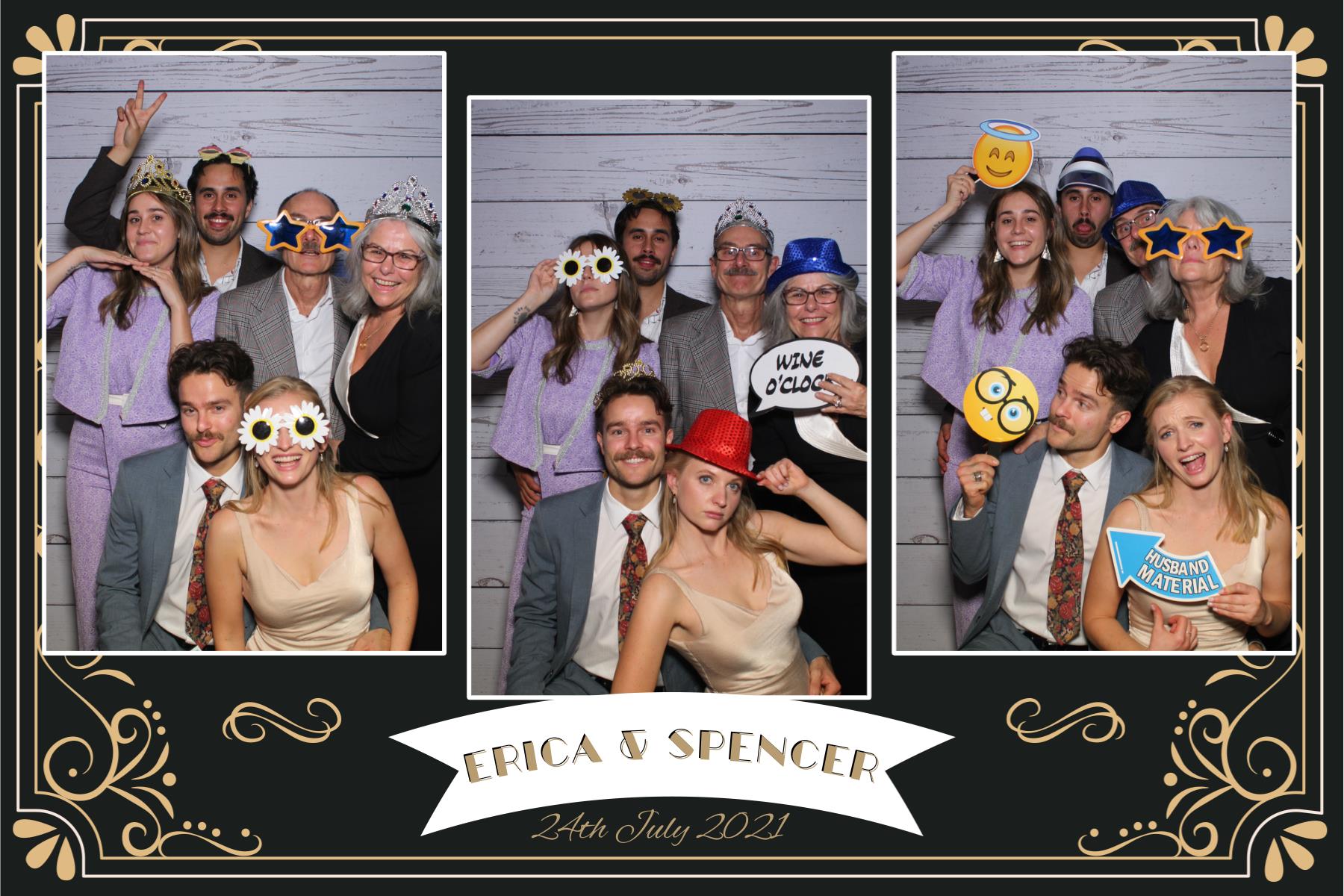 Erica & Spencer's wedding | View more photos from the event at gallery.photobooth.co.nz/u/SelfieCentral/Erica-Spencers-wedding