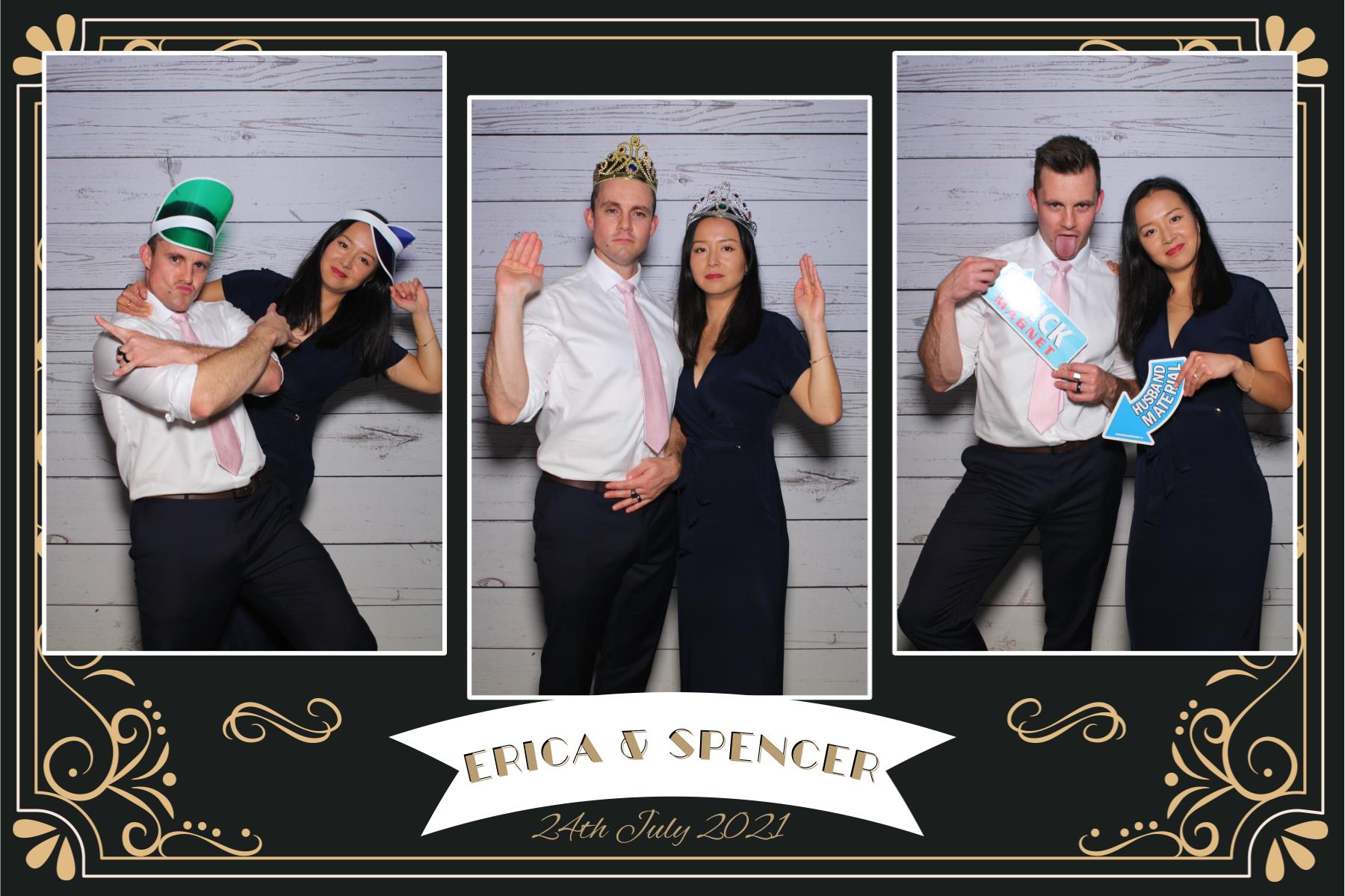 Erica & Spencer's wedding | View more photos from the event at gallery.photobooth.co.nz/u/SelfieCentral/Erica-Spencers-wedding