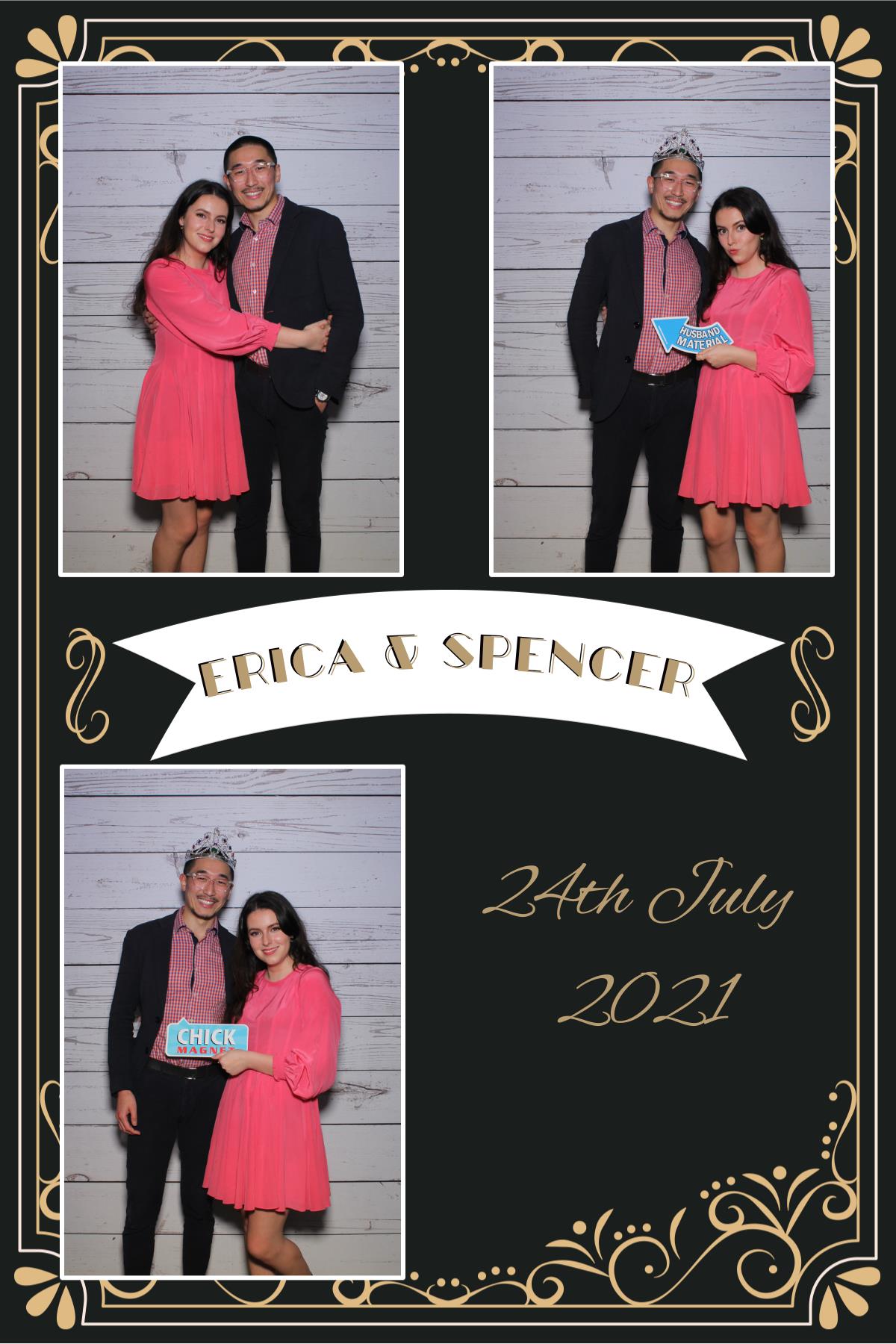 Erica & Spencer's wedding | View more photos from the event at gallery.photobooth.co.nz/u/SelfieCentral/Erica-Spencers-wedding