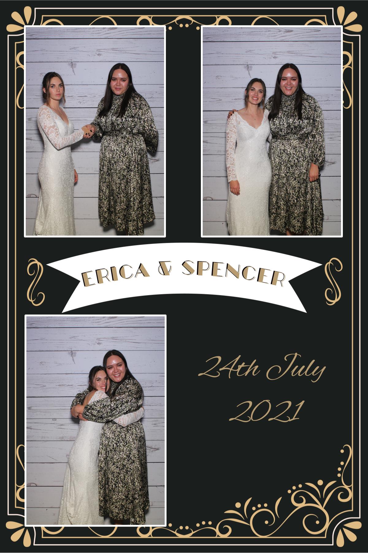 Erica & Spencer's wedding | View more photos from the event at gallery.photobooth.co.nz/u/SelfieCentral/Erica-Spencers-wedding