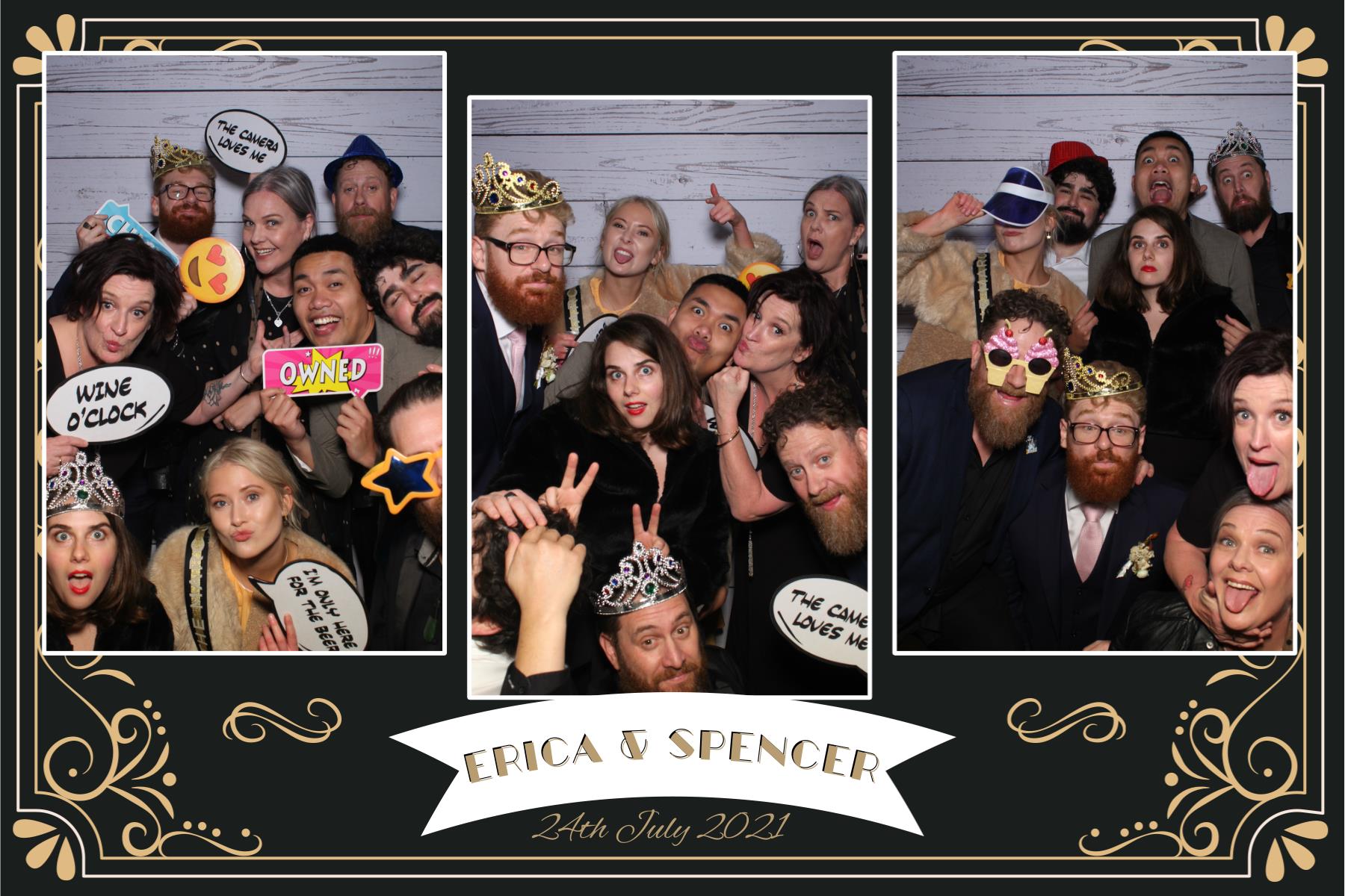Erica & Spencer's wedding | View more photos from the event at gallery.photobooth.co.nz/u/SelfieCentral/Erica-Spencers-wedding