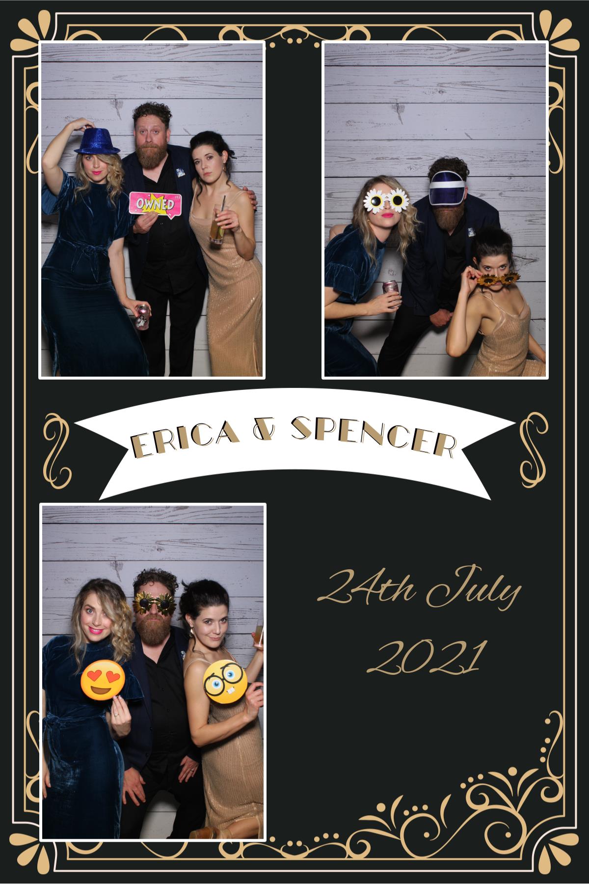 Erica & Spencer's wedding | View more photos from the event at gallery.photobooth.co.nz/u/SelfieCentral/Erica-Spencers-wedding