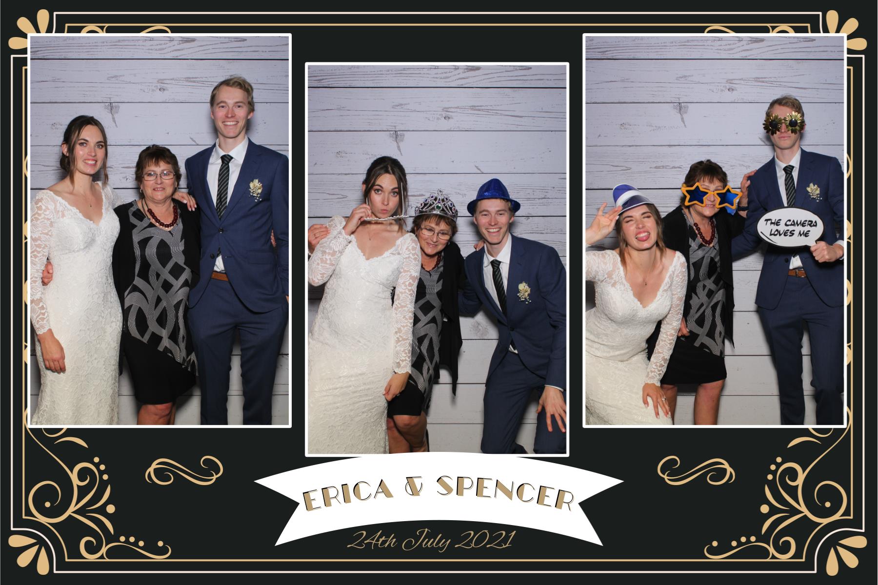 Erica & Spencer's wedding | View more photos from the event at gallery.photobooth.co.nz/u/SelfieCentral/Erica-Spencers-wedding