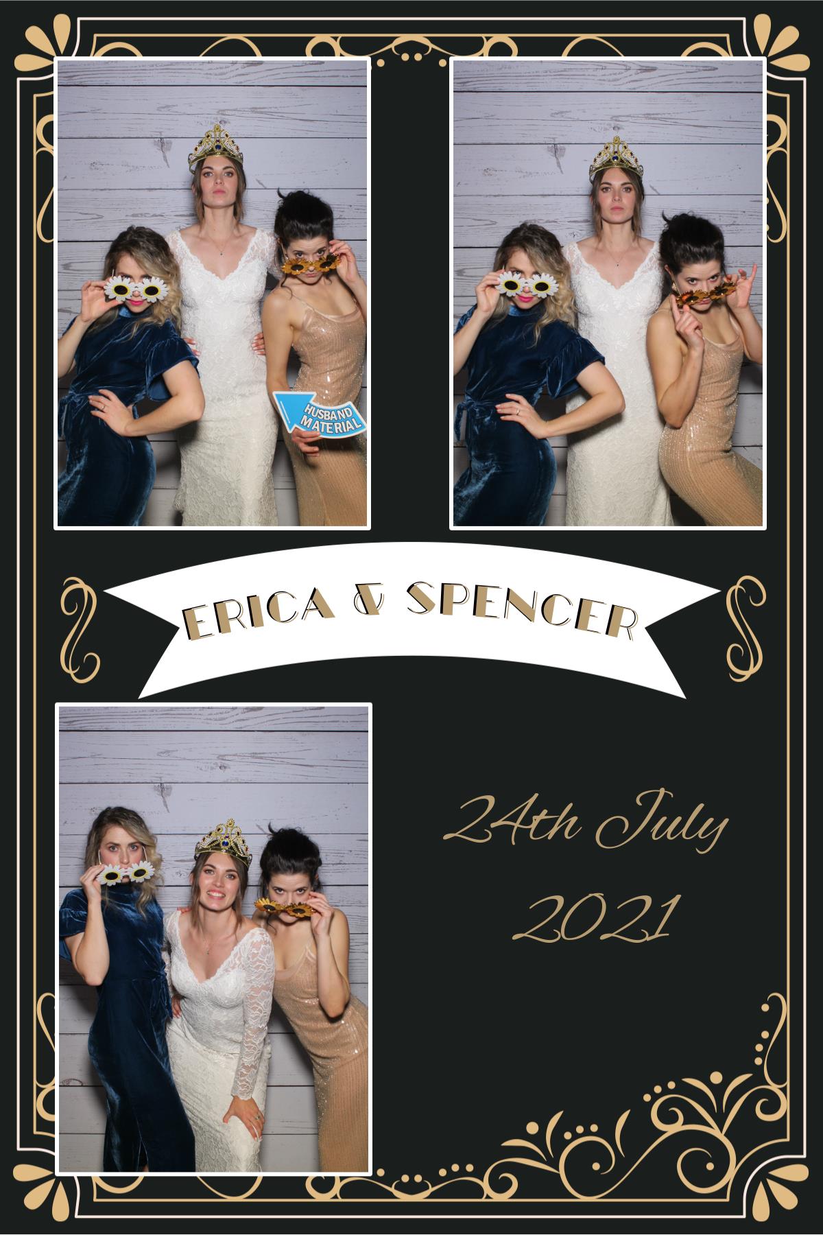 Erica & Spencer's wedding | View more photos from the event at gallery.photobooth.co.nz/u/SelfieCentral/Erica-Spencers-wedding
