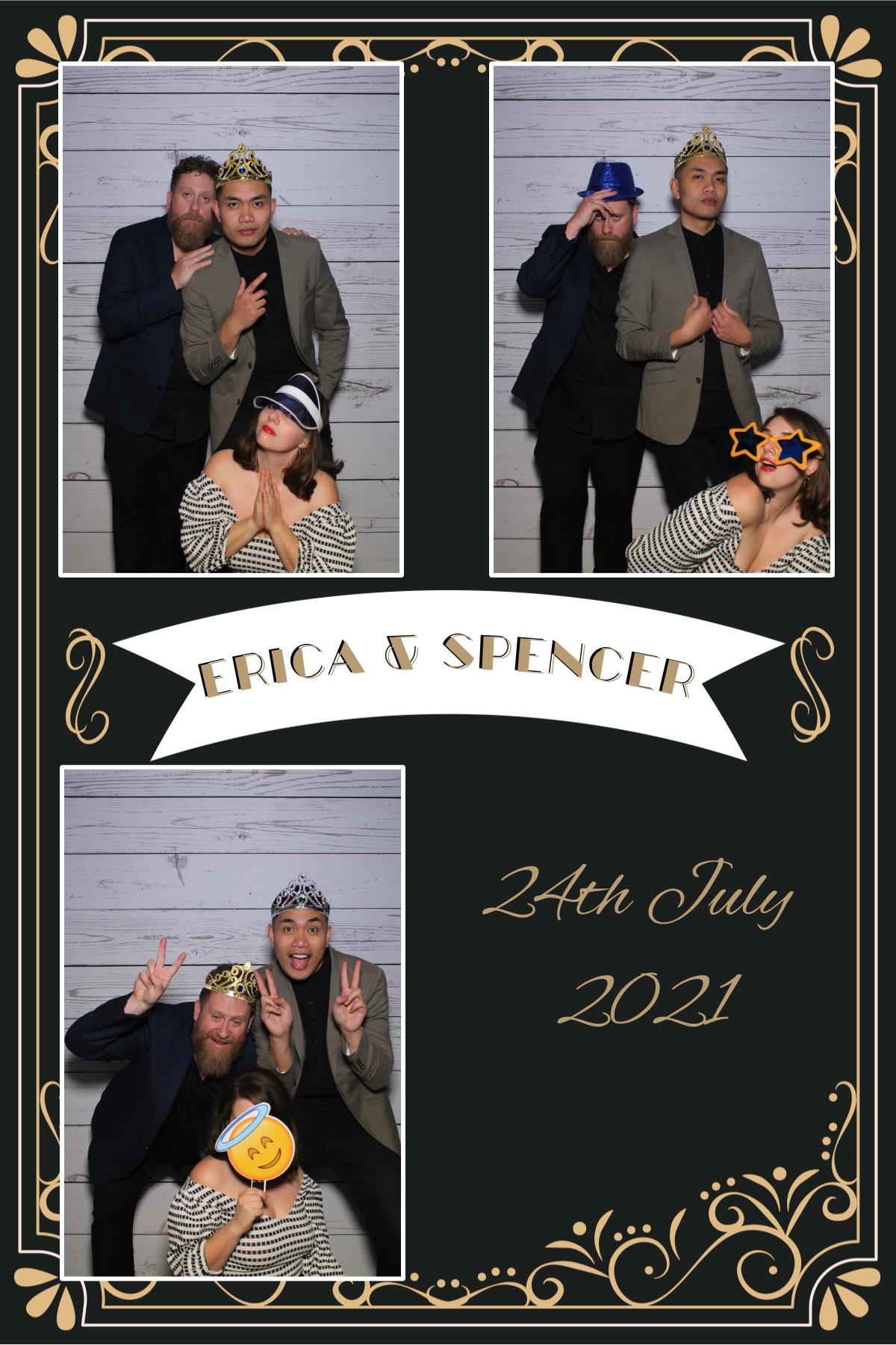 Erica & Spencer's wedding | View more photos from the event at gallery.photobooth.co.nz/u/SelfieCentral/Erica-Spencers-wedding