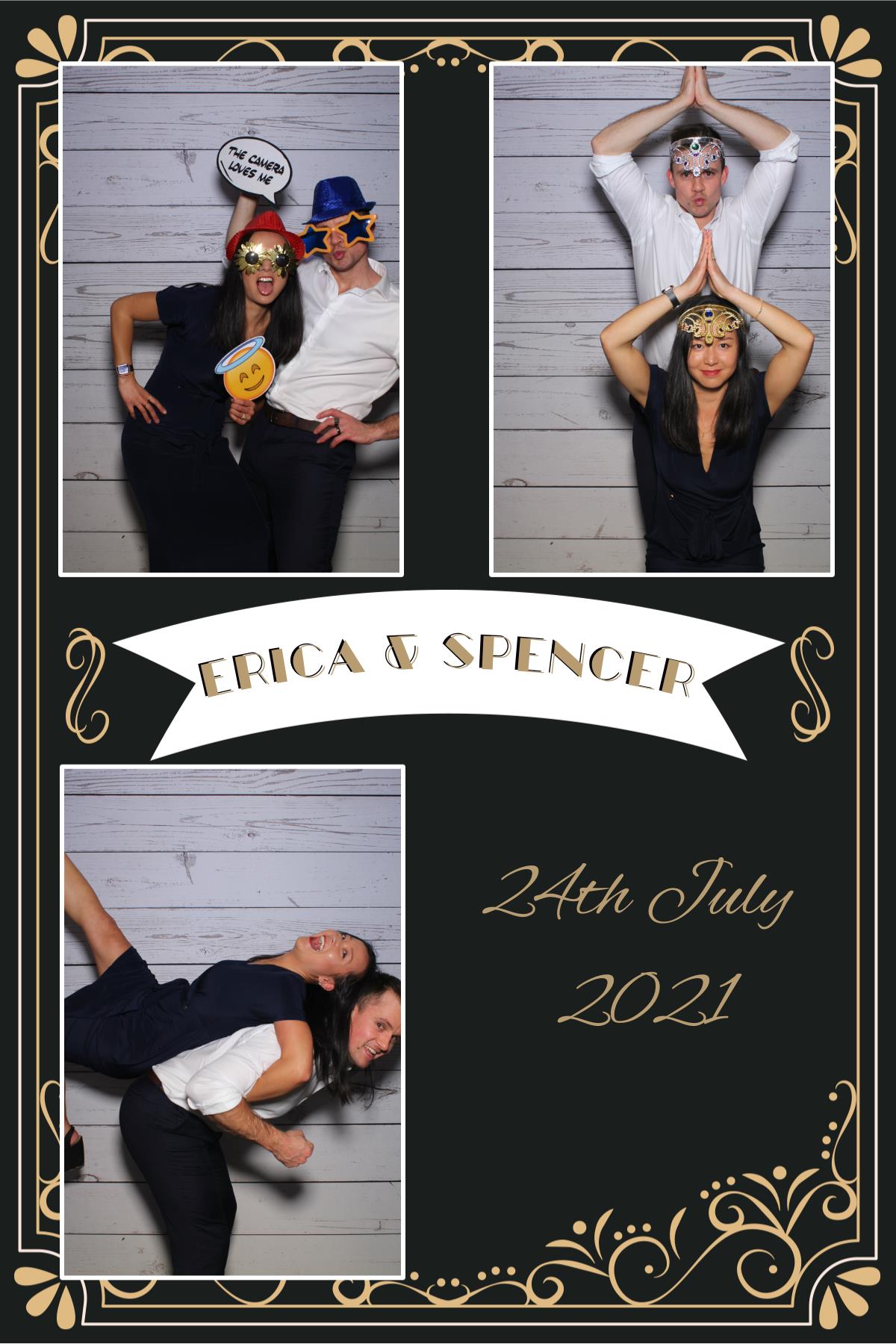 Erica & Spencer's wedding | View more photos from the event at gallery.photobooth.co.nz/u/SelfieCentral/Erica-Spencers-wedding