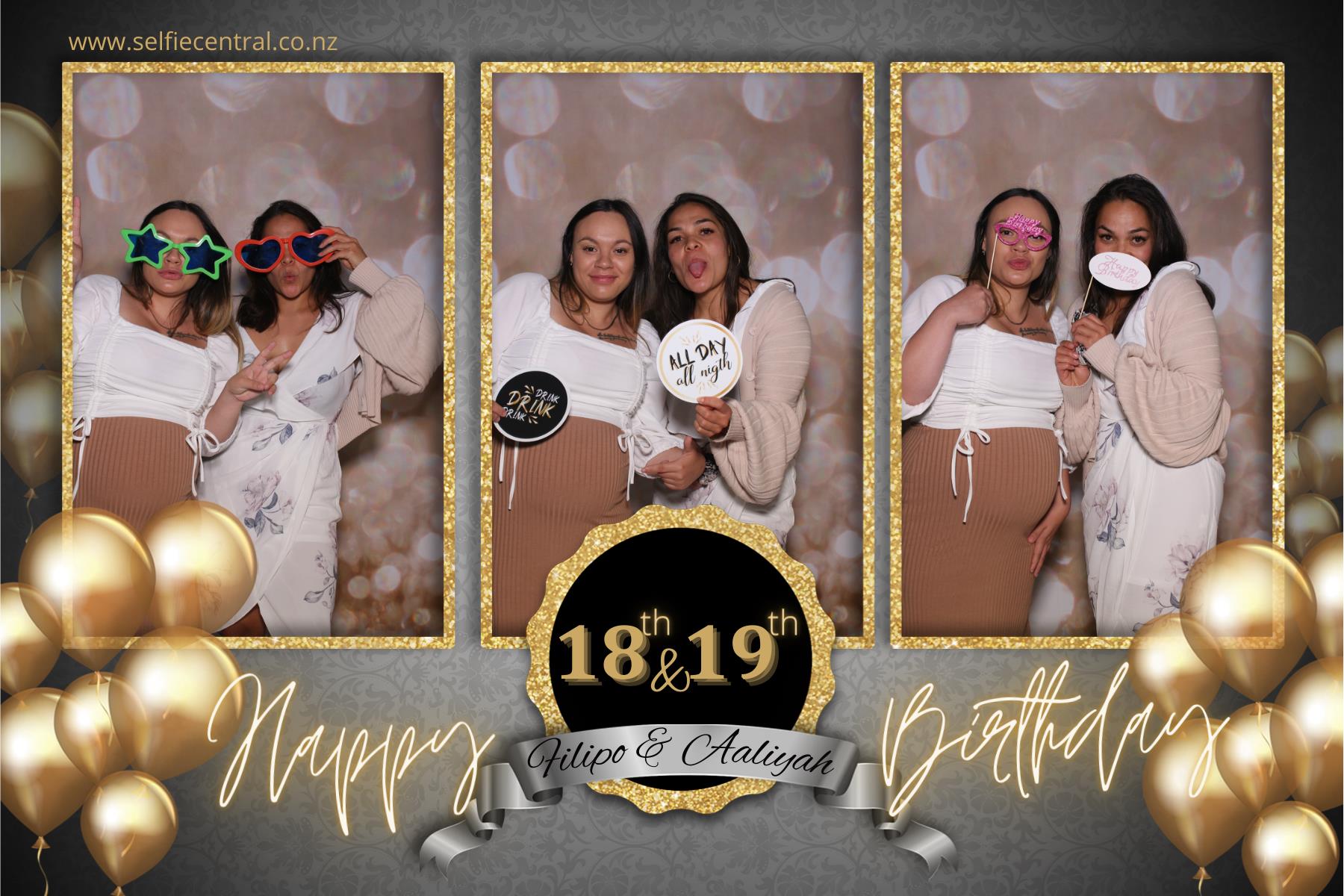 Filipo & Aaliyah's Birthday Party | View more photos from the event at gallery.photobooth.co.nz/u/SelfieCentral/Filipo-Aaliyahs-Birthday-Party