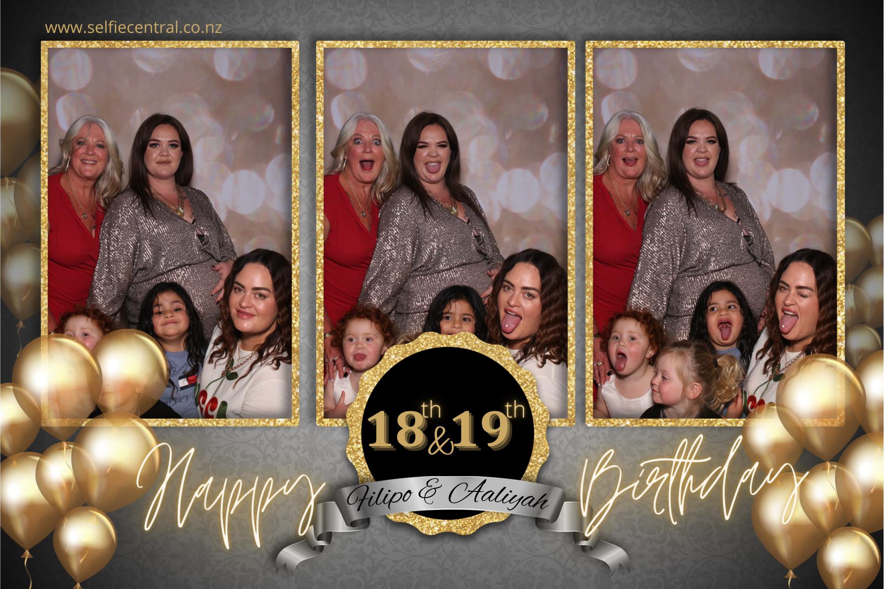 Filipo & Aaliyah's Birthday Party | View more photos from the event at gallery.photobooth.co.nz/u/SelfieCentral/Filipo-Aaliyahs-Birthday-Party