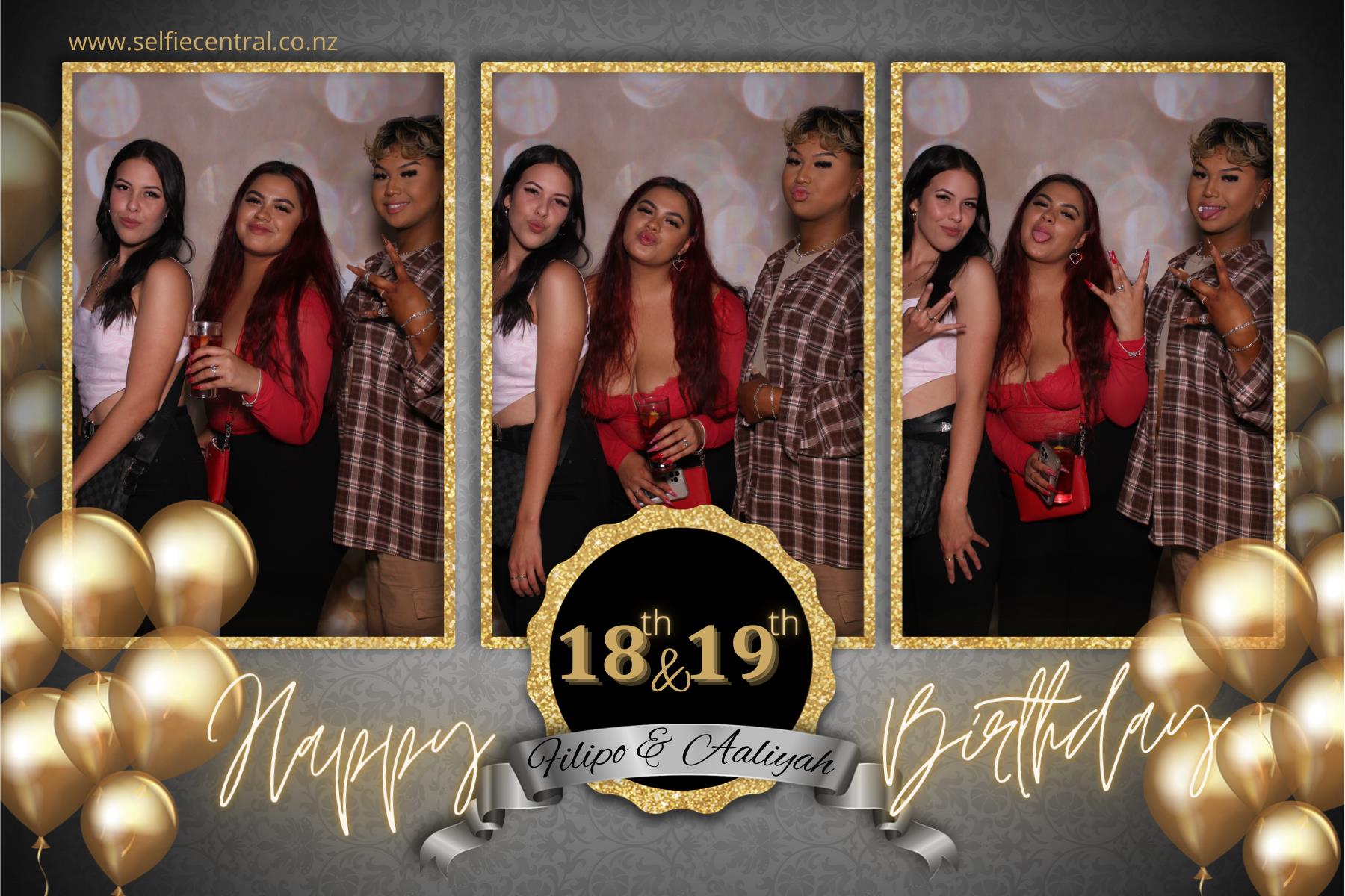 Filipo & Aaliyah's Birthday Party | View more photos from the event at gallery.photobooth.co.nz/u/SelfieCentral/Filipo-Aaliyahs-Birthday-Party