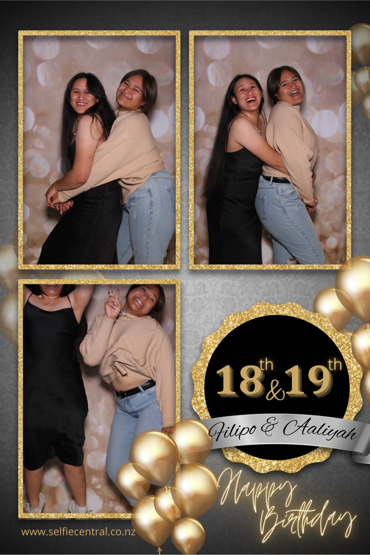 Filipo & Aaliyah's Birthday Party | View more photos from the event at gallery.photobooth.co.nz/u/SelfieCentral/Filipo-Aaliyahs-Birthday-Party