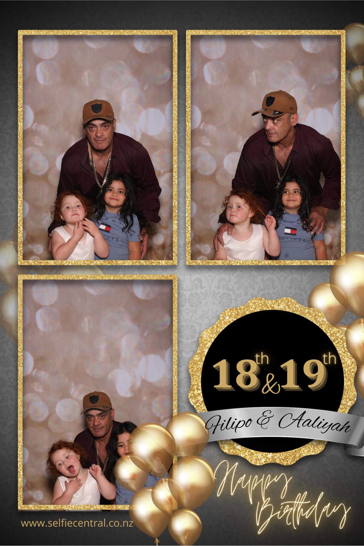 Filipo & Aaliyah's Birthday Party | View more photos from the event at gallery.photobooth.co.nz/u/SelfieCentral/Filipo-Aaliyahs-Birthday-Party