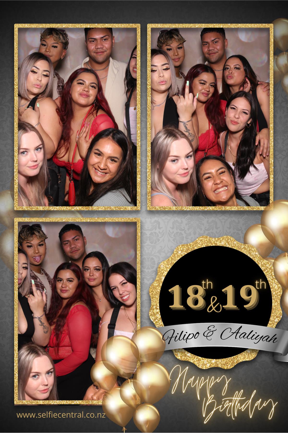Filipo & Aaliyah's Birthday Party | View more photos from the event at gallery.photobooth.co.nz/u/SelfieCentral/Filipo-Aaliyahs-Birthday-Party