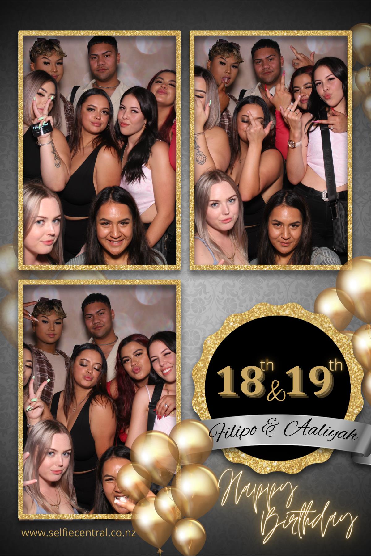 Filipo & Aaliyah's Birthday Party | View more photos from the event at gallery.photobooth.co.nz/u/SelfieCentral/Filipo-Aaliyahs-Birthday-Party