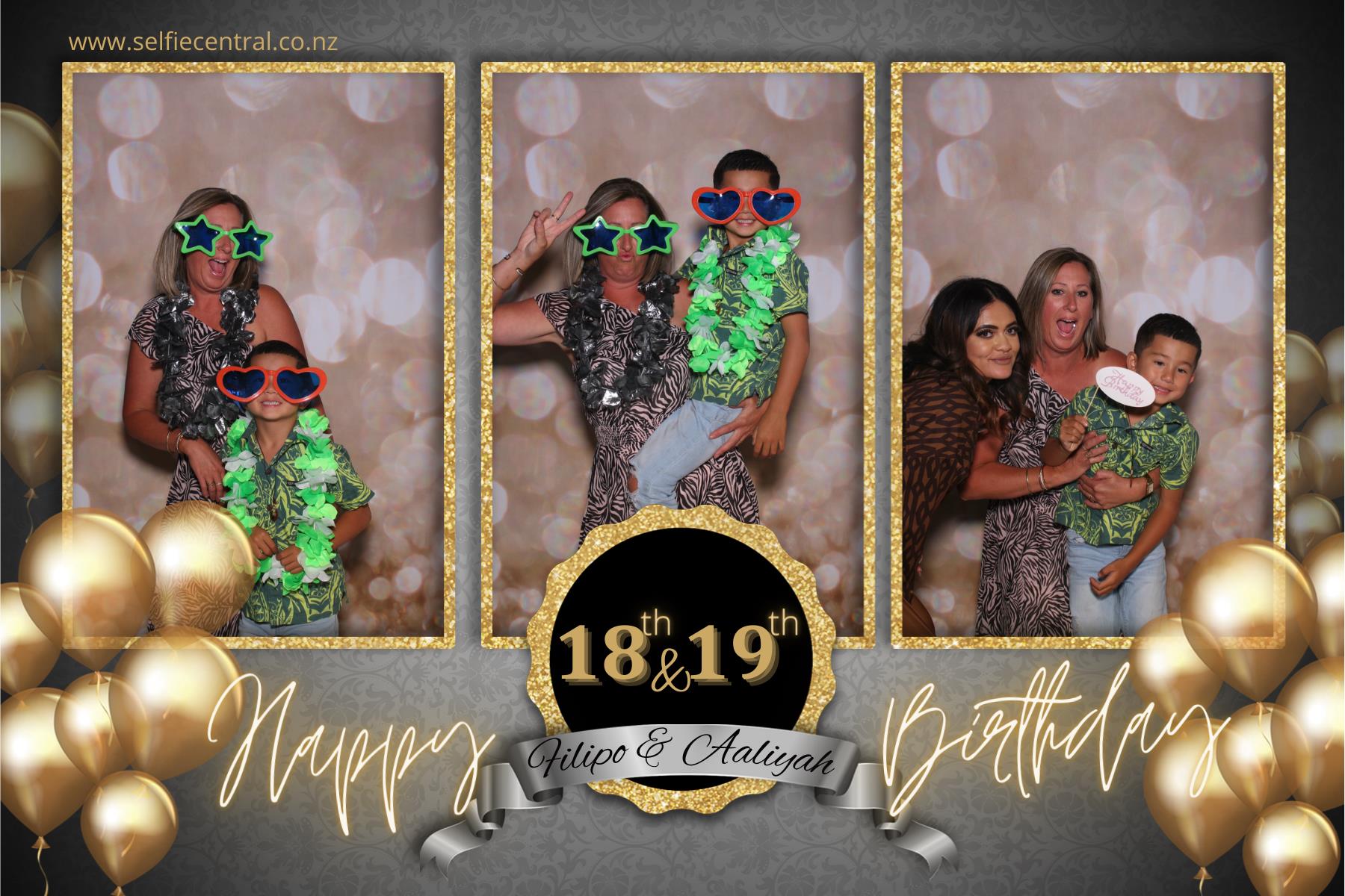 Filipo & Aaliyah's Birthday Party | View more photos from the event at gallery.photobooth.co.nz/u/SelfieCentral/Filipo-Aaliyahs-Birthday-Party
