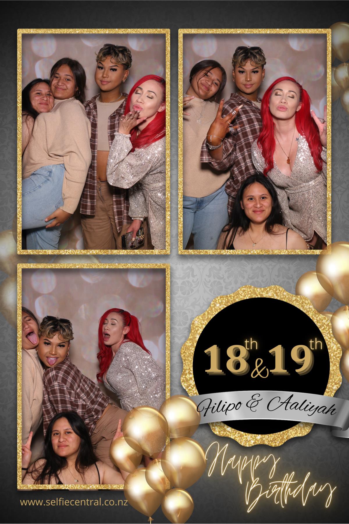 Filipo & Aaliyah's Birthday Party | View more photos from the event at gallery.photobooth.co.nz/u/SelfieCentral/Filipo-Aaliyahs-Birthday-Party