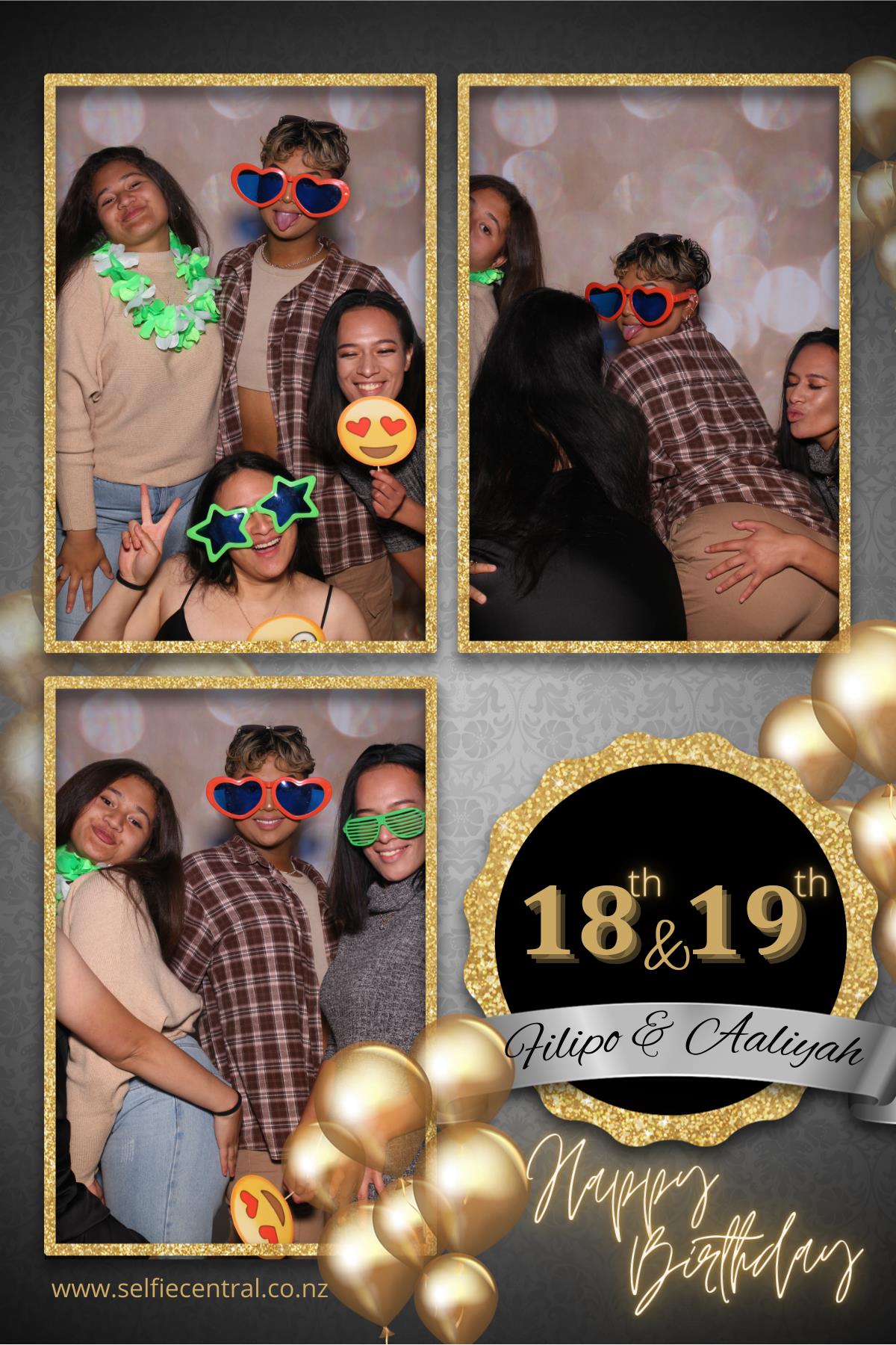 Filipo & Aaliyah's Birthday Party | View more photos from the event at gallery.photobooth.co.nz/u/SelfieCentral/Filipo-Aaliyahs-Birthday-Party