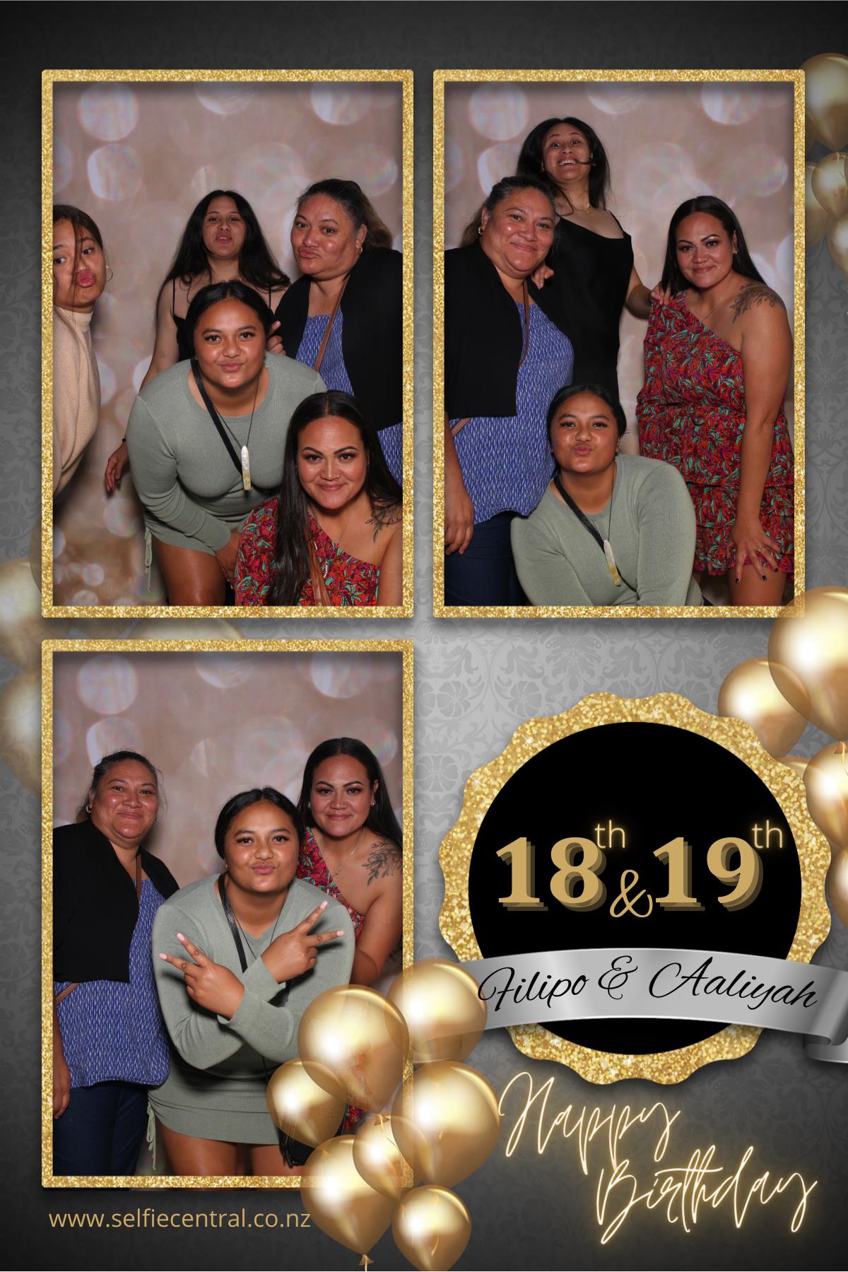 Filipo & Aaliyah's Birthday Party | View more photos from the event at gallery.photobooth.co.nz/u/SelfieCentral/Filipo-Aaliyahs-Birthday-Party
