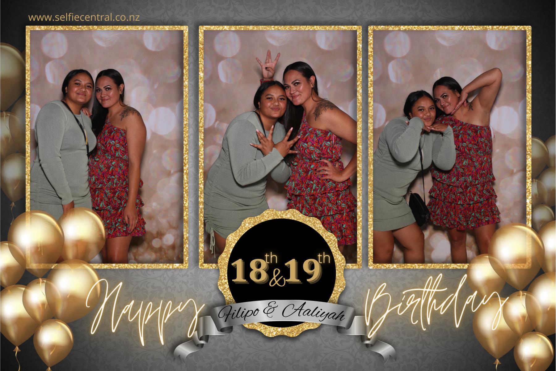 Filipo & Aaliyah's Birthday Party | View more photos from the event at gallery.photobooth.co.nz/u/SelfieCentral/Filipo-Aaliyahs-Birthday-Party