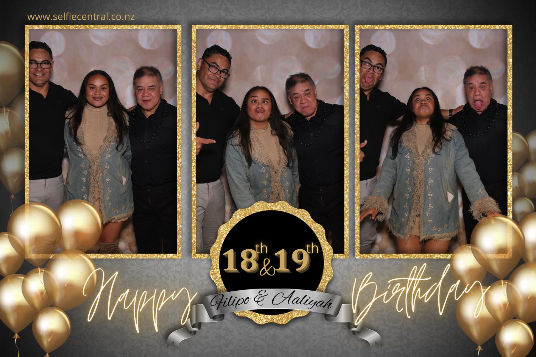 Filipo & Aaliyah's Birthday Party | View more photos from the event at gallery.photobooth.co.nz/u/SelfieCentral/Filipo-Aaliyahs-Birthday-Party