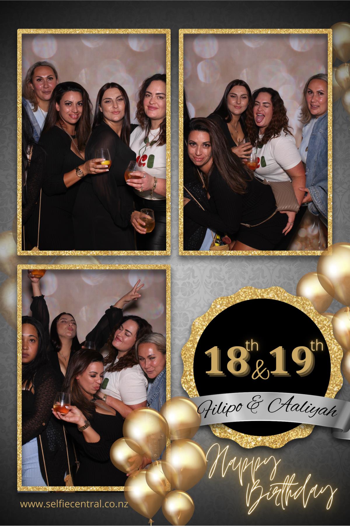 Filipo & Aaliyah's Birthday Party | View more photos from the event at gallery.photobooth.co.nz/u/SelfieCentral/Filipo-Aaliyahs-Birthday-Party