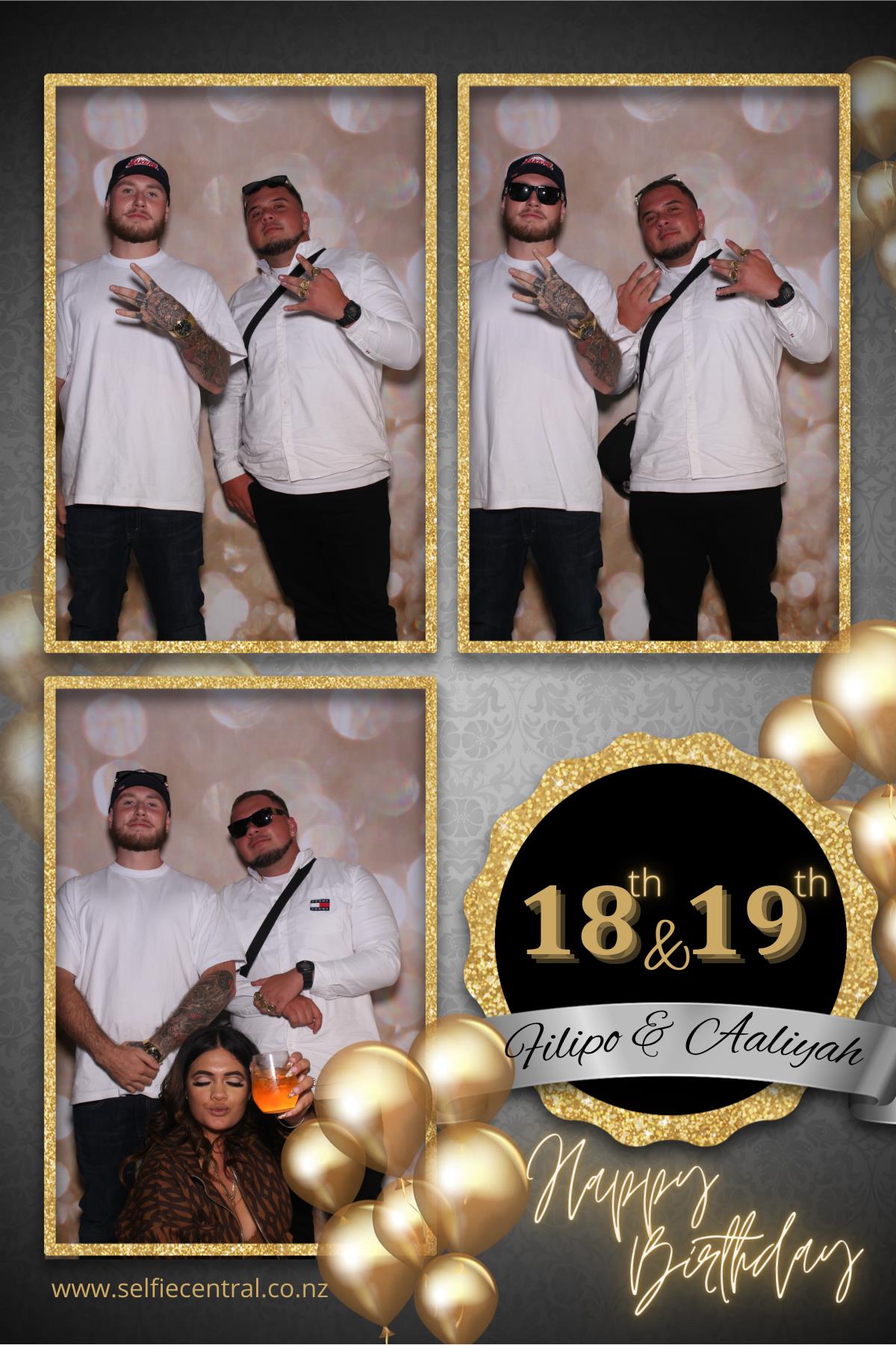 Filipo & Aaliyah's Birthday Party | View more photos from the event at gallery.photobooth.co.nz/u/SelfieCentral/Filipo-Aaliyahs-Birthday-Party