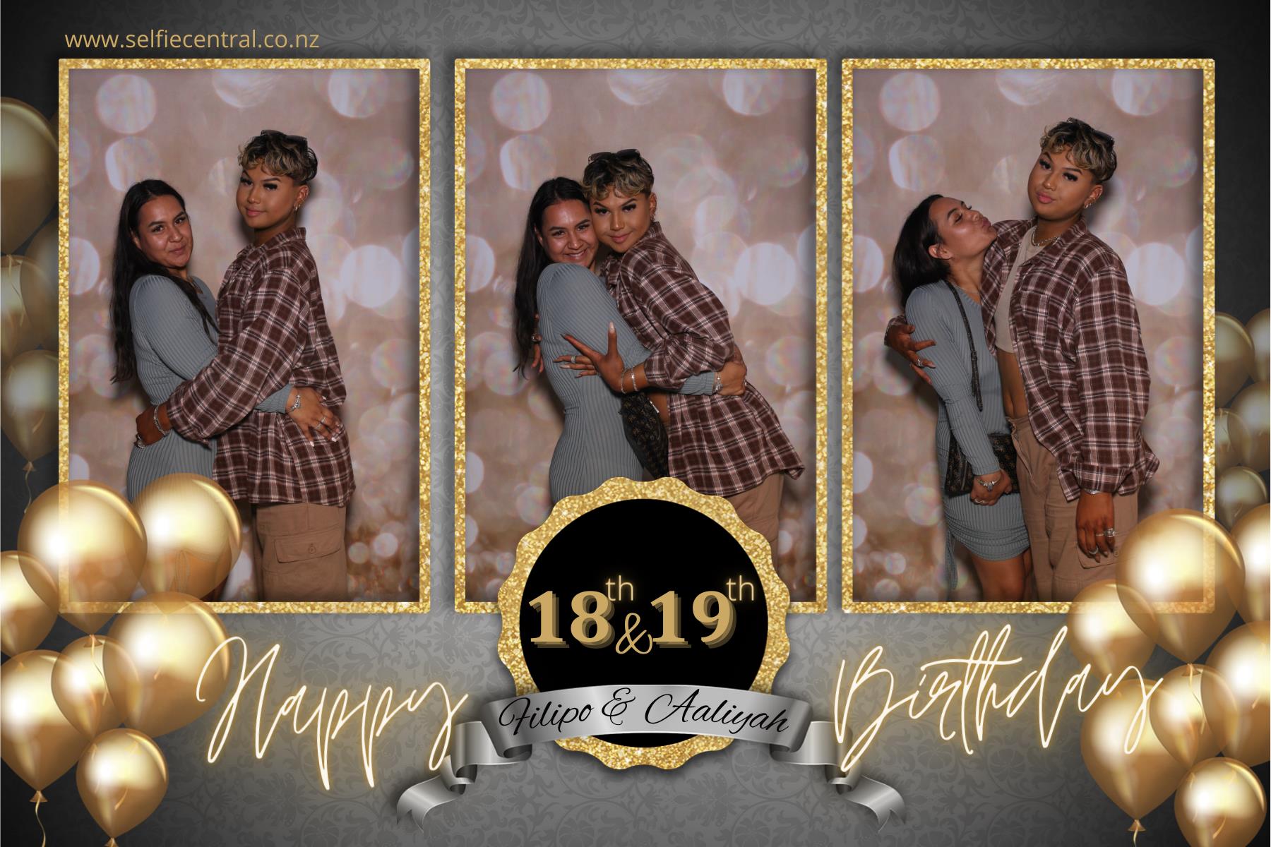 Filipo & Aaliyah's Birthday Party | View more photos from the event at gallery.photobooth.co.nz/u/SelfieCentral/Filipo-Aaliyahs-Birthday-Party