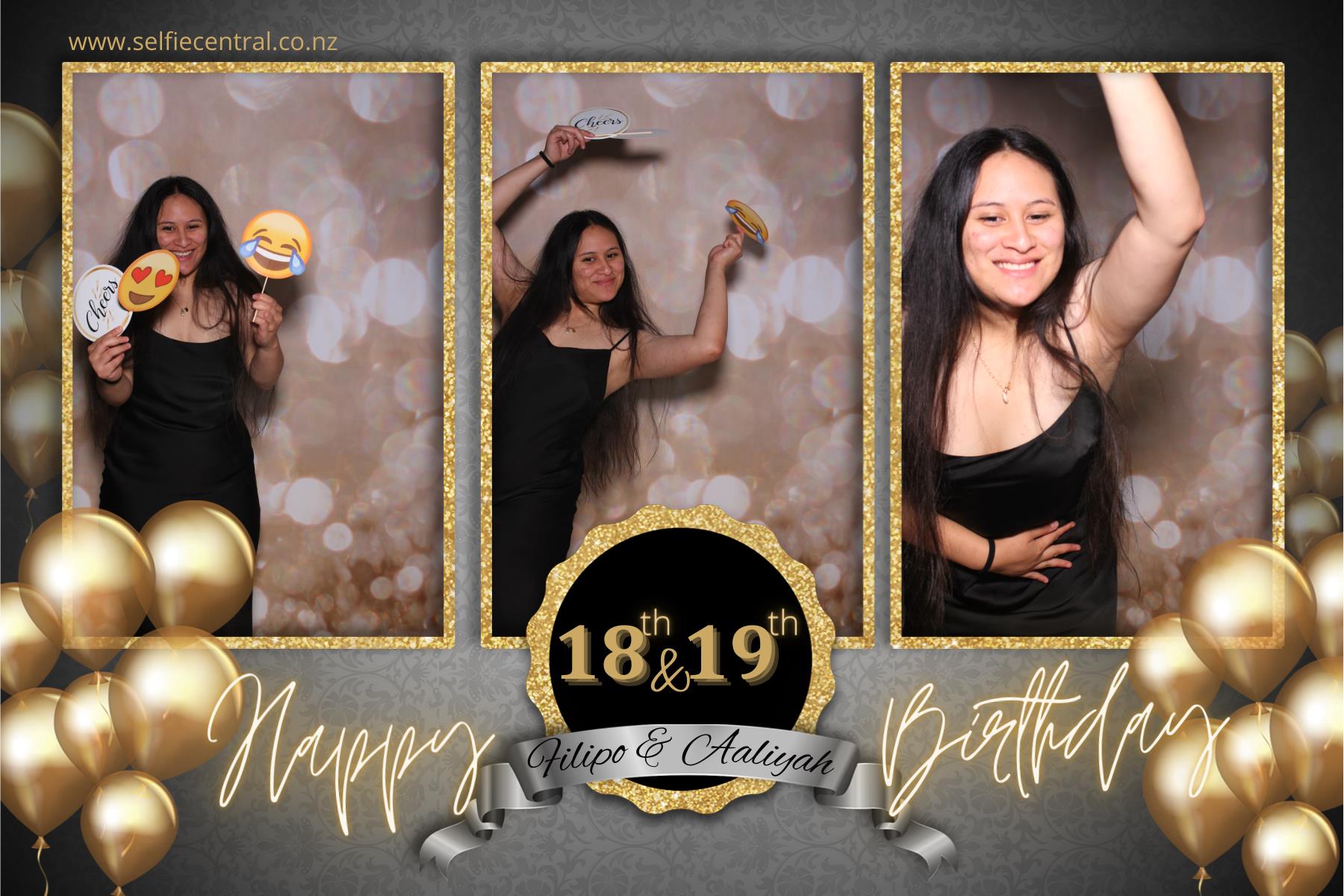 Filipo & Aaliyah's Birthday Party | View more photos from the event at gallery.photobooth.co.nz/u/SelfieCentral/Filipo-Aaliyahs-Birthday-Party
