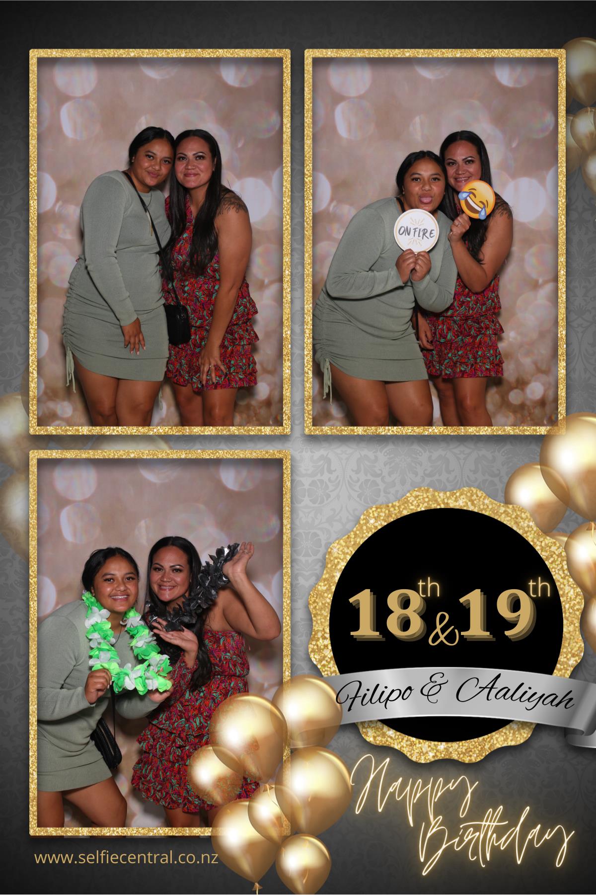 Filipo & Aaliyah's Birthday Party | View more photos from the event at gallery.photobooth.co.nz/u/SelfieCentral/Filipo-Aaliyahs-Birthday-Party