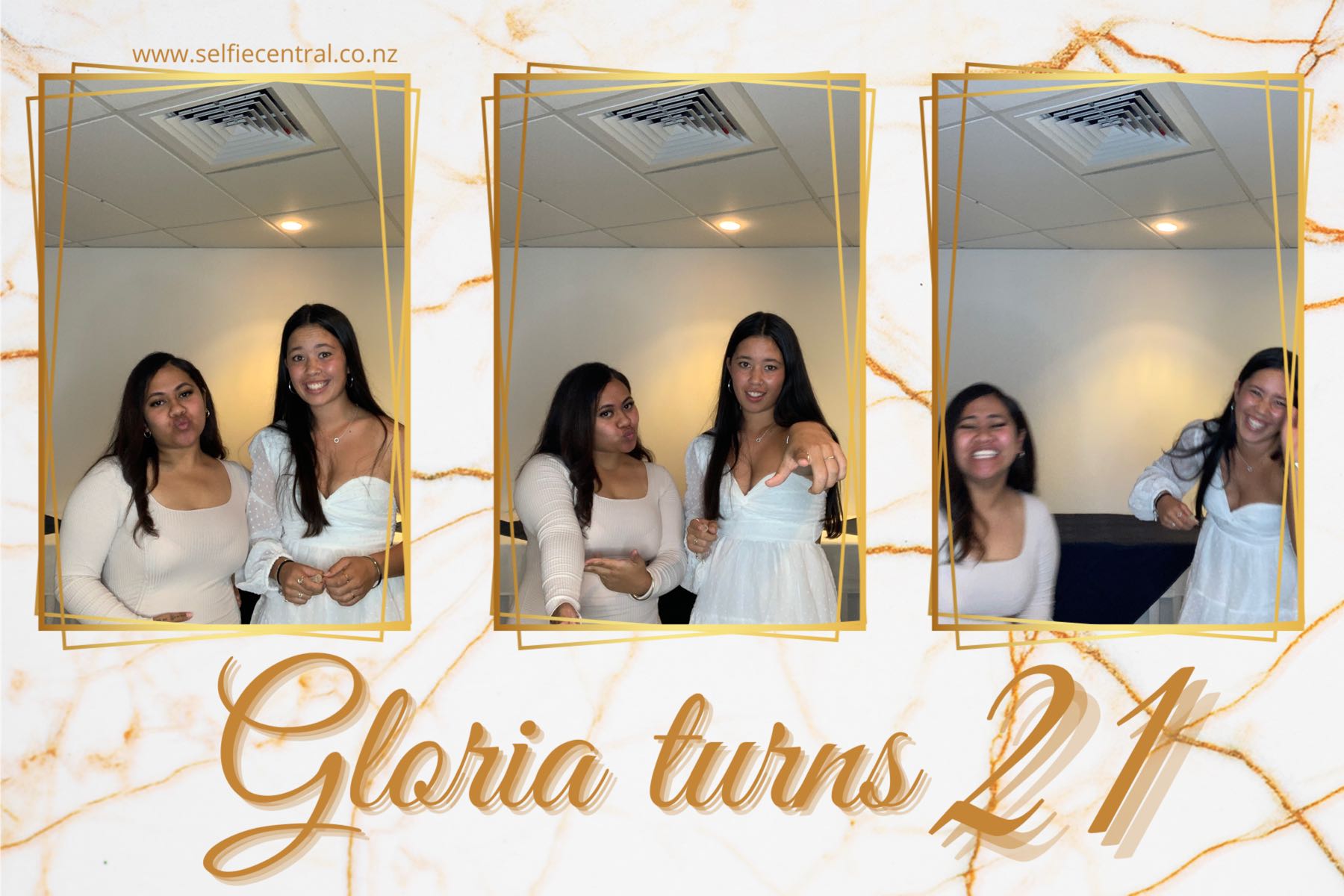 Gloria Turns 21 | View more photos from the event at gallery.photobooth.co.nz/u/SelfieCentral/Gloria-Turns-21