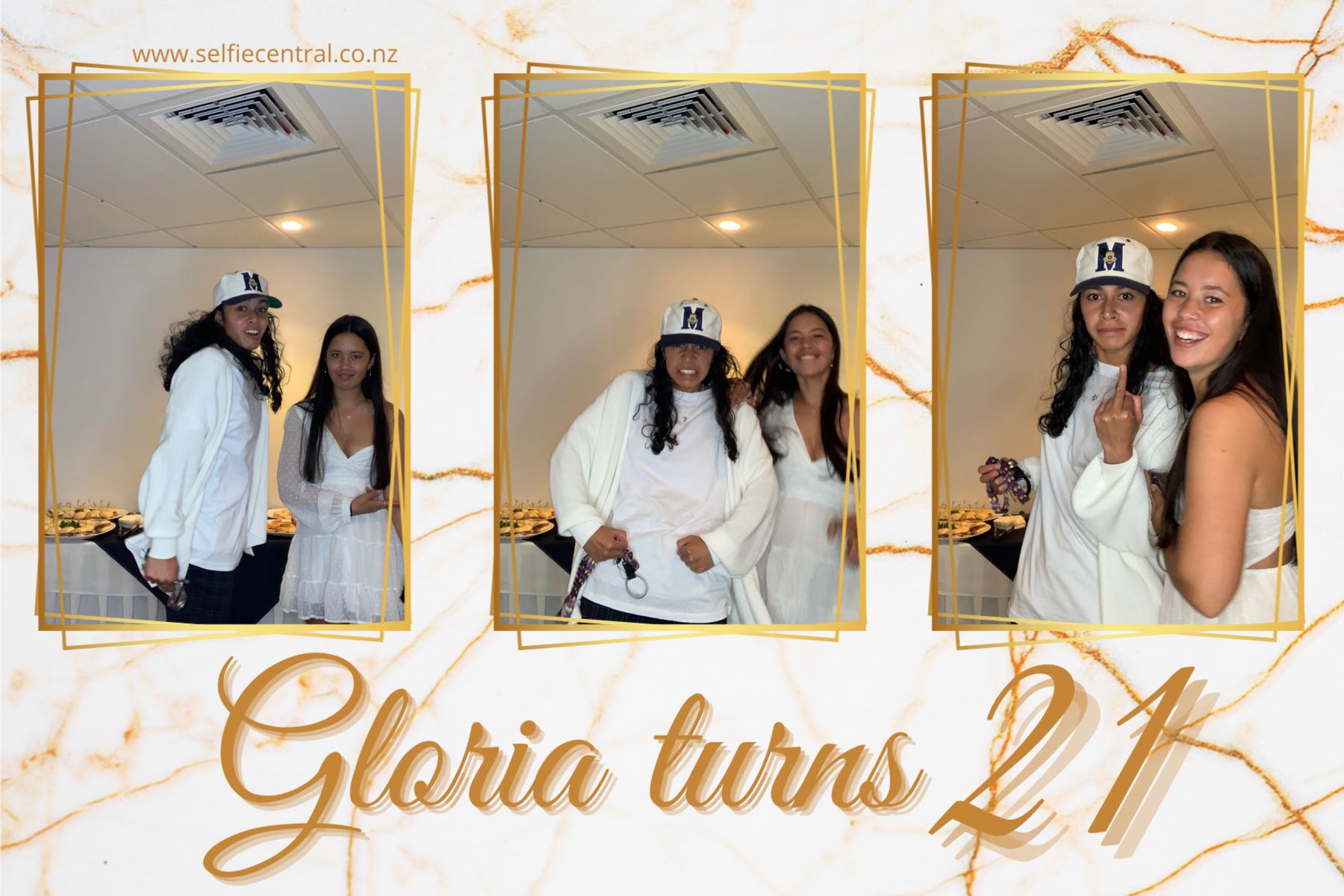 Gloria Turns 21 | View more photos from the event at gallery.photobooth.co.nz/u/SelfieCentral/Gloria-Turns-21