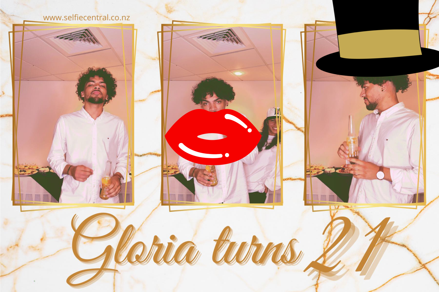 Gloria Turns 21 | View more photos from the event at gallery.photobooth.co.nz/u/SelfieCentral/Gloria-Turns-21