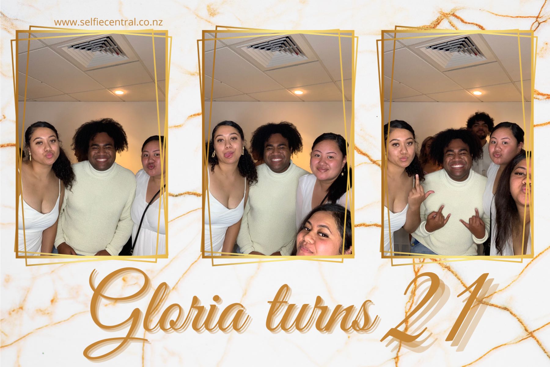Gloria Turns 21 | View more photos from the event at gallery.photobooth.co.nz/u/SelfieCentral/Gloria-Turns-21