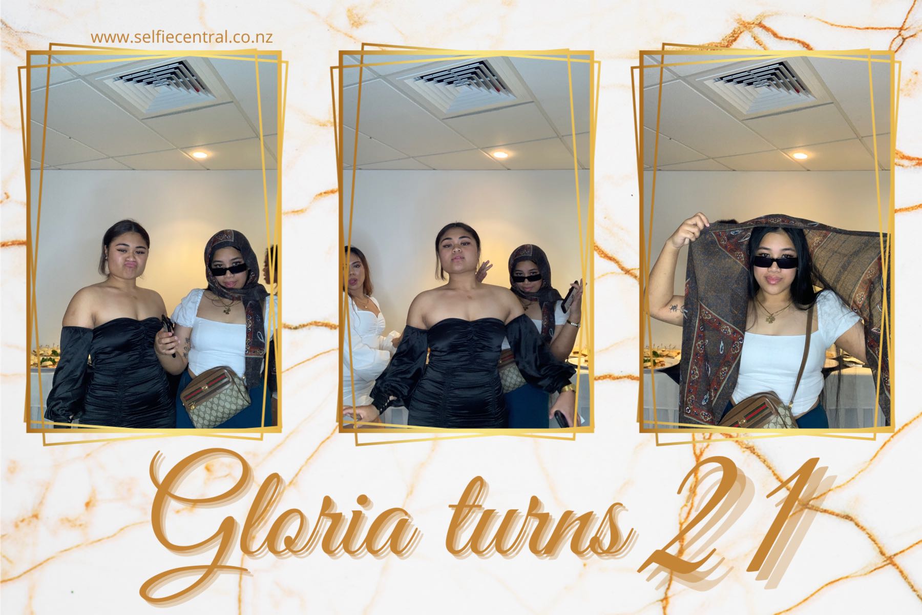 Gloria Turns 21 | View more photos from the event at gallery.photobooth.co.nz/u/SelfieCentral/Gloria-Turns-21