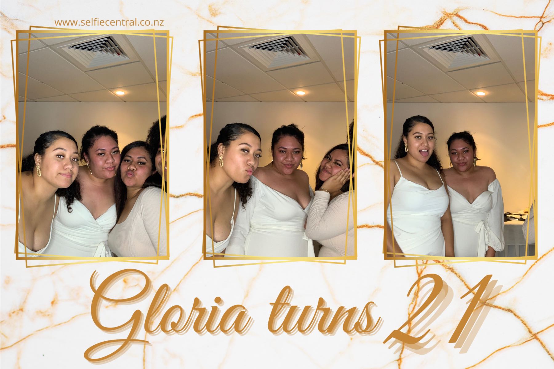 Gloria Turns 21 | View more photos from the event at gallery.photobooth.co.nz/u/SelfieCentral/Gloria-Turns-21