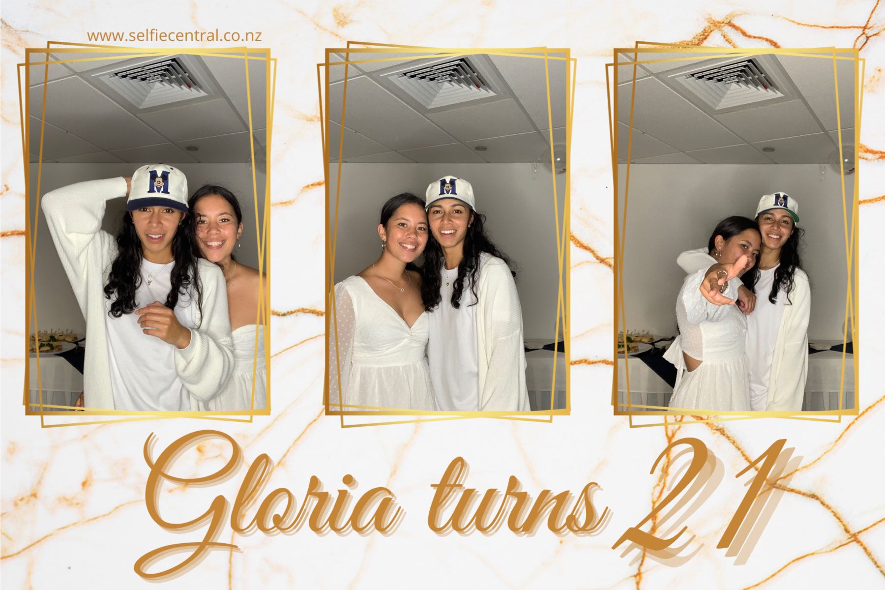 Gloria Turns 21 | View more photos from the event at gallery.photobooth.co.nz/u/SelfieCentral/Gloria-Turns-21