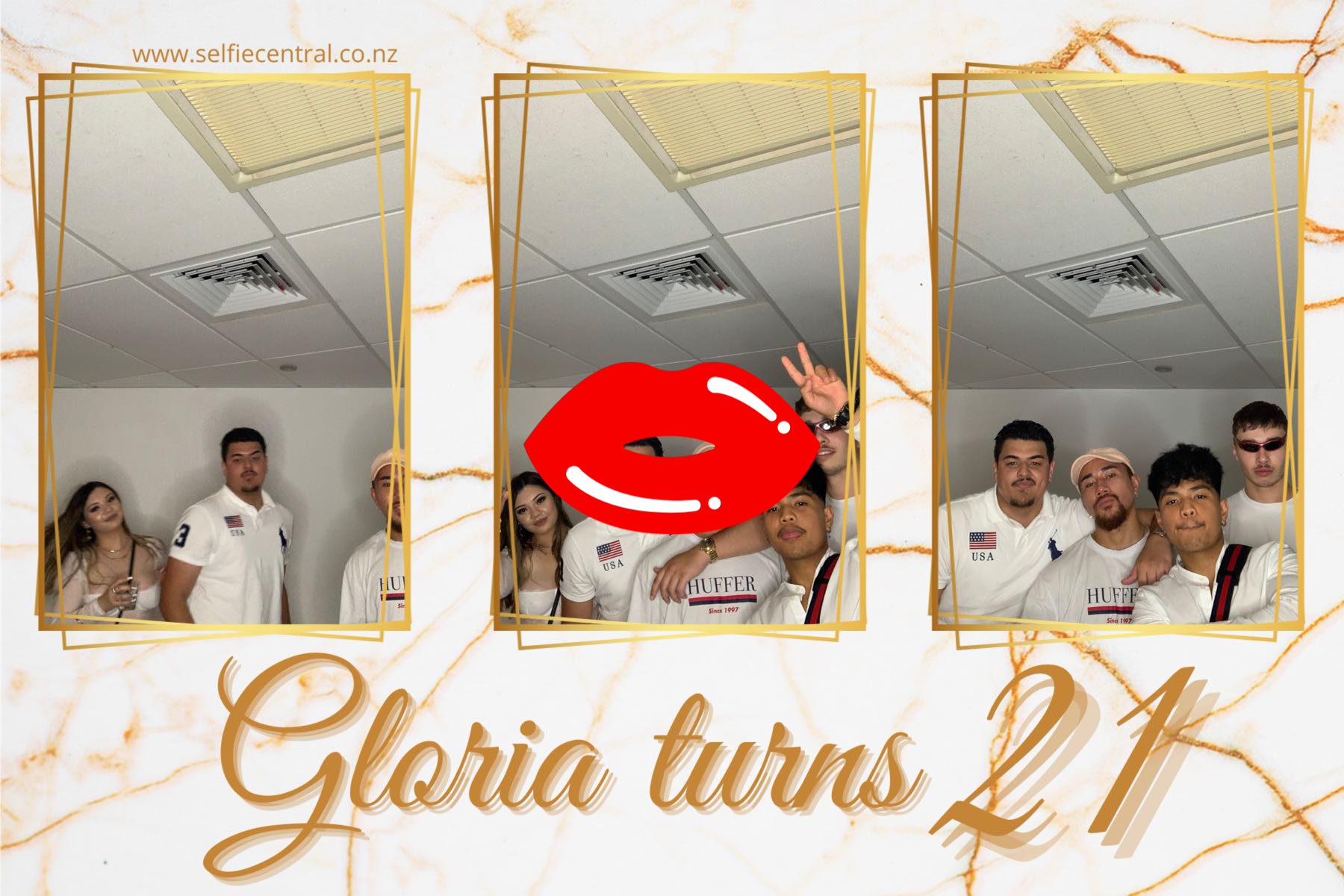 Gloria Turns 21 | View more photos from the event at gallery.photobooth.co.nz/u/SelfieCentral/Gloria-Turns-21