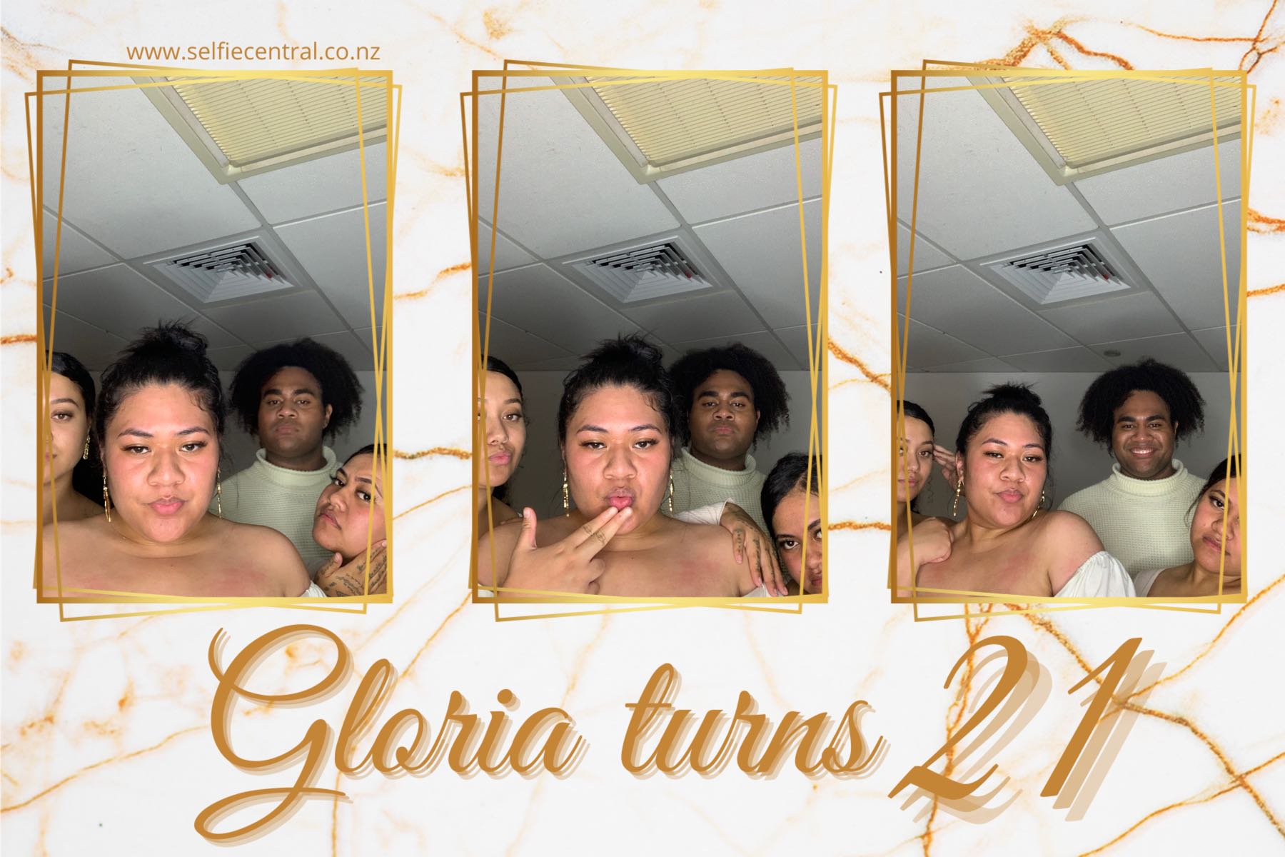 Gloria Turns 21 | View more photos from the event at gallery.photobooth.co.nz/u/SelfieCentral/Gloria-Turns-21