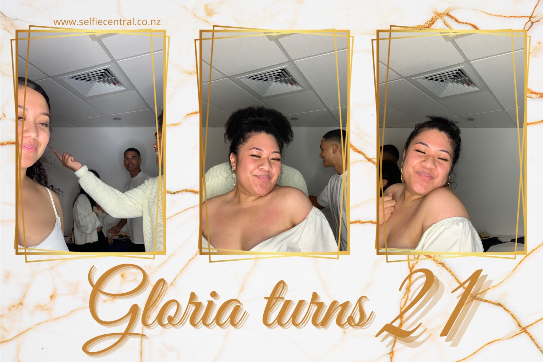 Gloria Turns 21 | View more photos from the event at gallery.photobooth.co.nz/u/SelfieCentral/Gloria-Turns-21