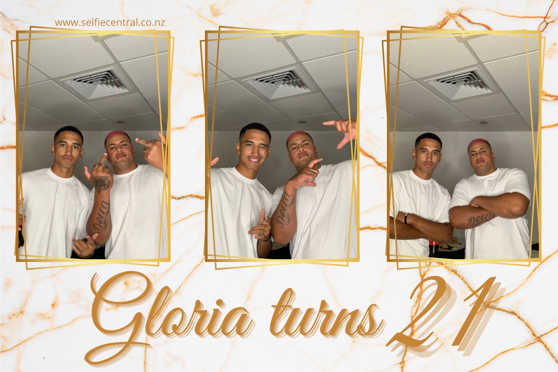 Gloria Turns 21 | View more photos from the event at gallery.photobooth.co.nz/u/SelfieCentral/Gloria-Turns-21