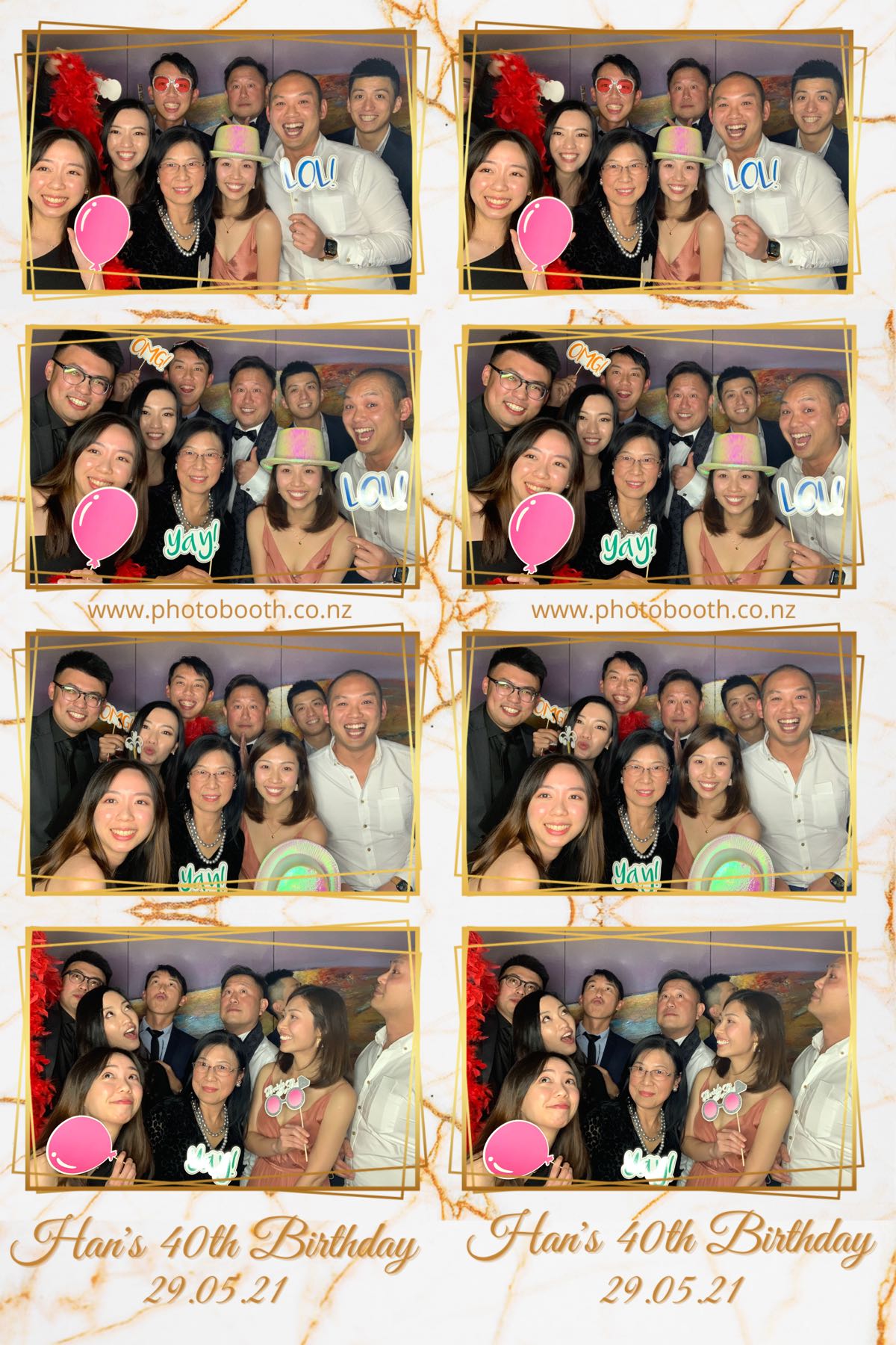 Han's 40th  | View more photos from the event at gallery.photobooth.co.nz/u/SelfieCentral/Hans-40th