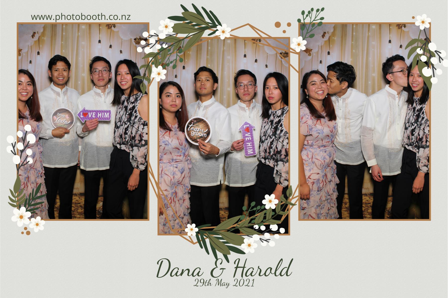 Harold & Dana's wedding | View more photos from the event at gallery.photobooth.co.nz/u/SelfieCentral/Harold-Danas-wedding