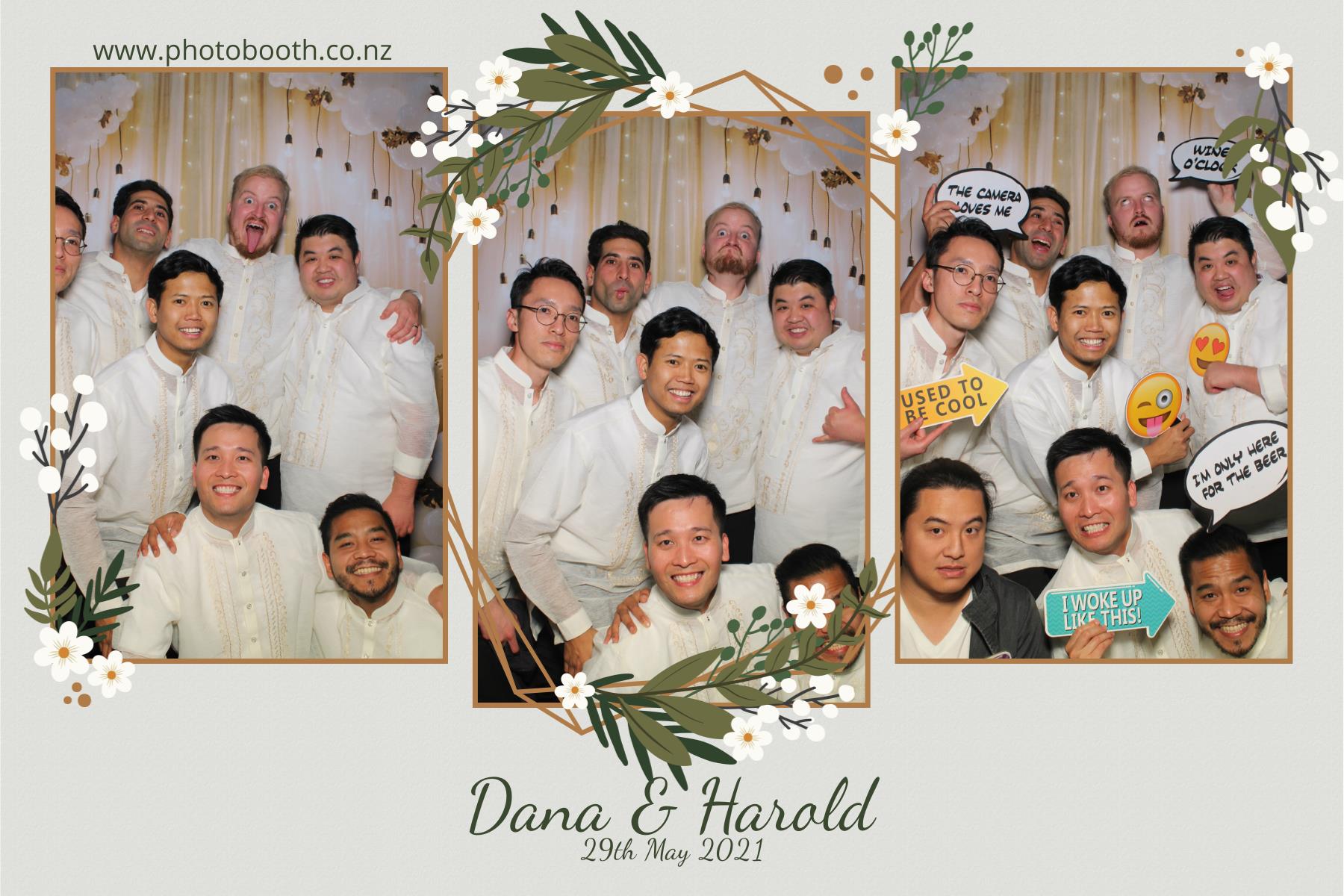 Harold & Dana's wedding | View more photos from the event at gallery.photobooth.co.nz/u/SelfieCentral/Harold-Danas-wedding
