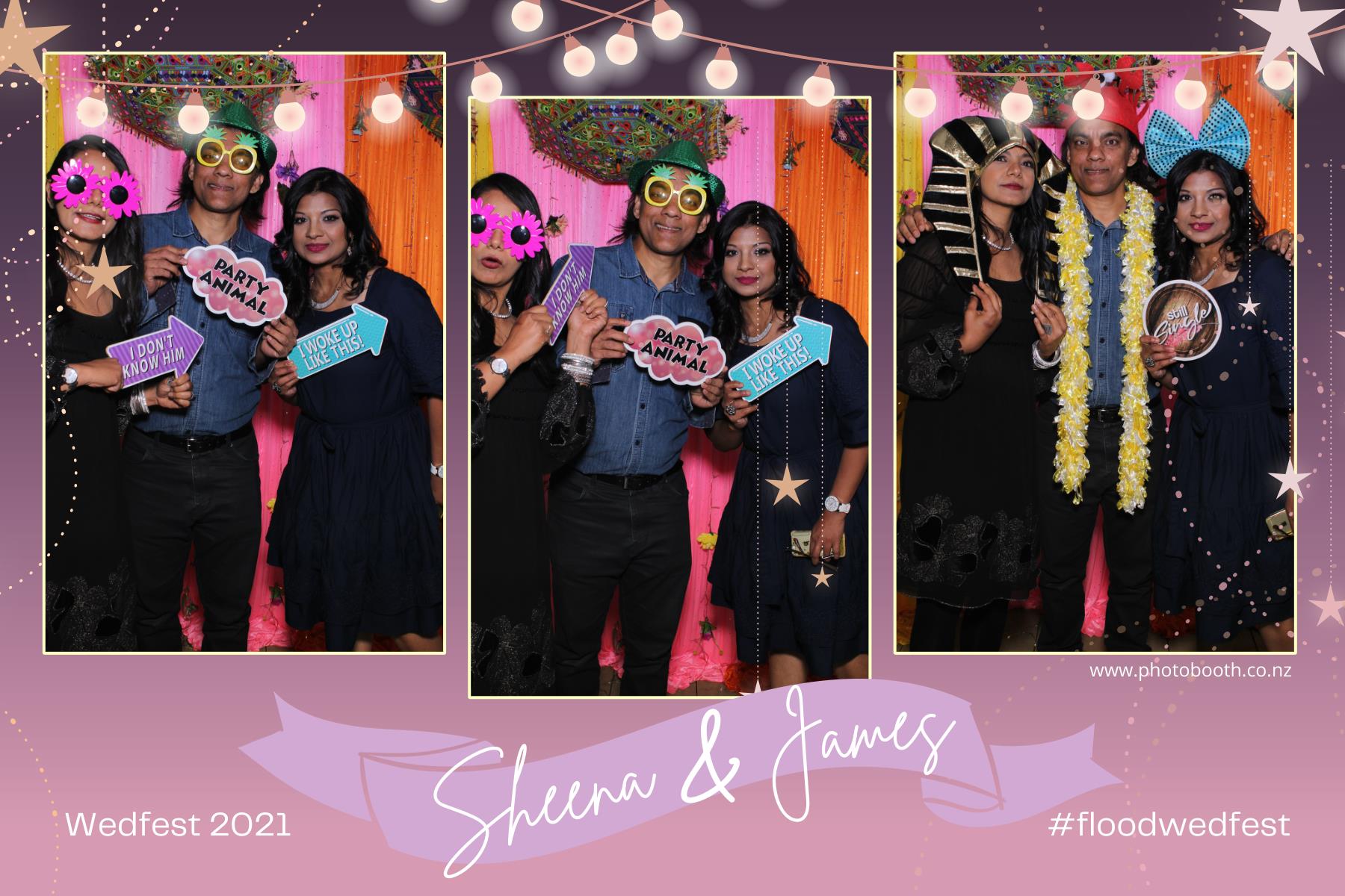 James and Sheena's Wedding | View more photos from the event at gallery.photobooth.co.nz/u/SelfieCentral/James-and-Sheenas-Wedding