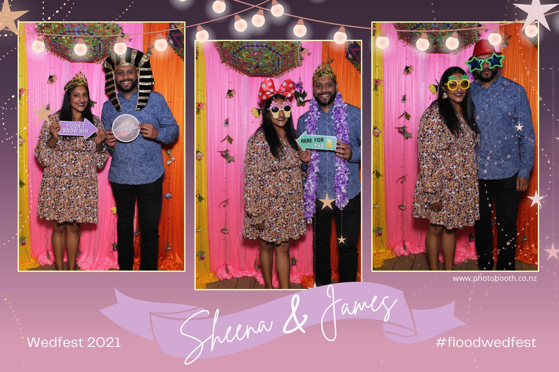 James and Sheena's Wedding | View more photos from the event at gallery.photobooth.co.nz/u/SelfieCentral/James-and-Sheenas-Wedding