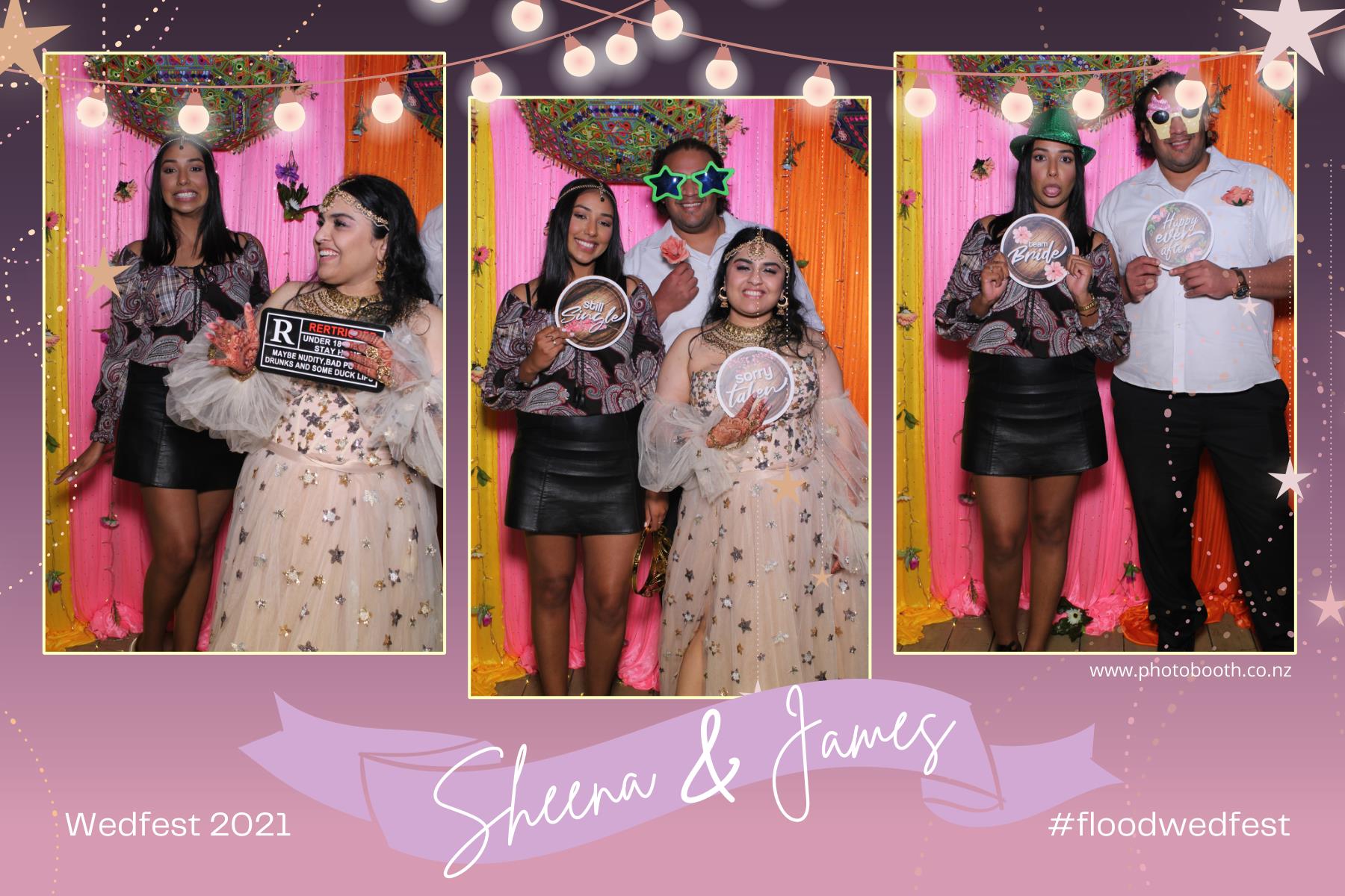 James and Sheena's Wedding | View more photos from the event at gallery.photobooth.co.nz/u/SelfieCentral/James-and-Sheenas-Wedding
