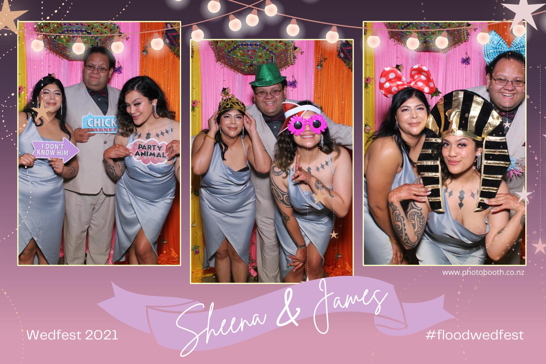 James and Sheena's Wedding | View more photos from the event at gallery.photobooth.co.nz/u/SelfieCentral/James-and-Sheenas-Wedding
