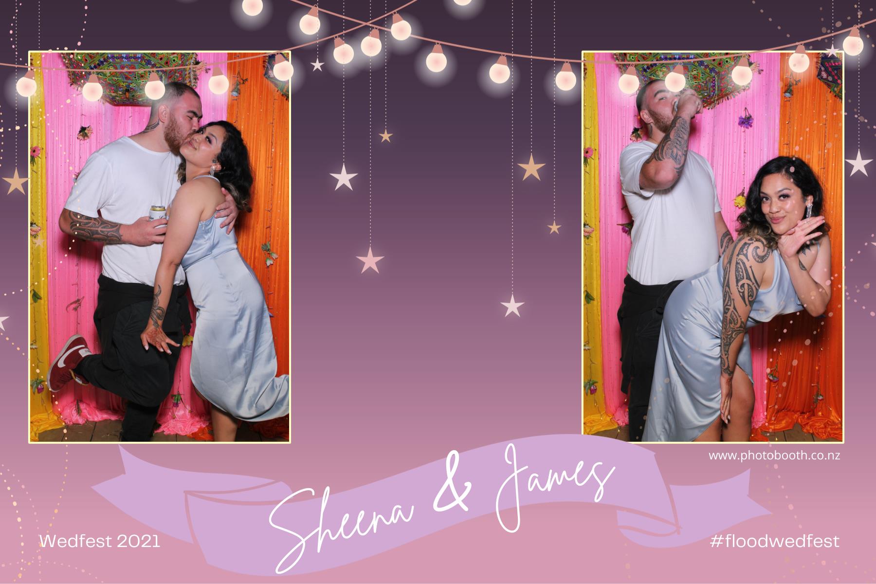 James and Sheena's Wedding | View more photos from the event at gallery.photobooth.co.nz/u/SelfieCentral/James-and-Sheenas-Wedding