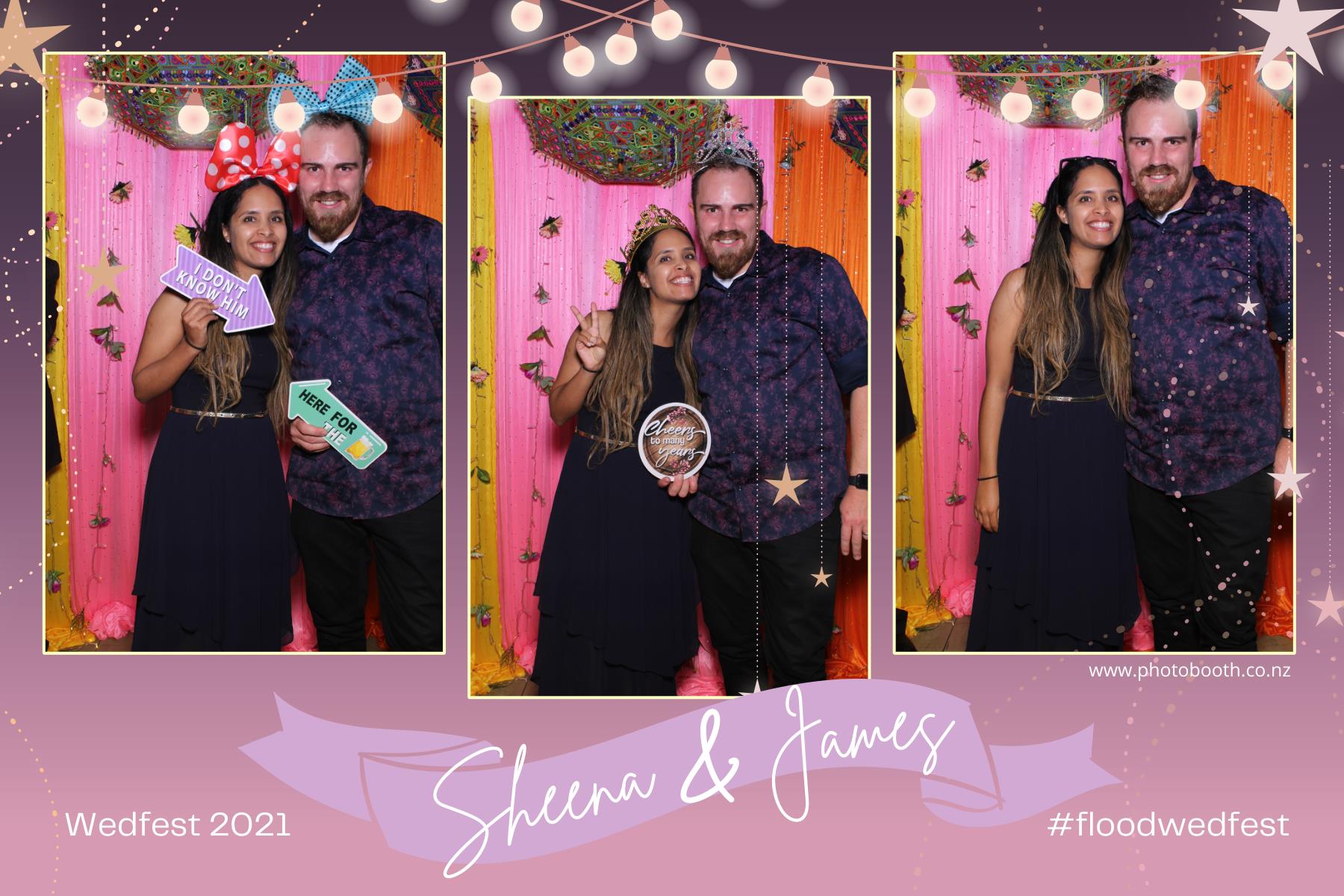 James and Sheena's Wedding | View more photos from the event at gallery.photobooth.co.nz/u/SelfieCentral/James-and-Sheenas-Wedding