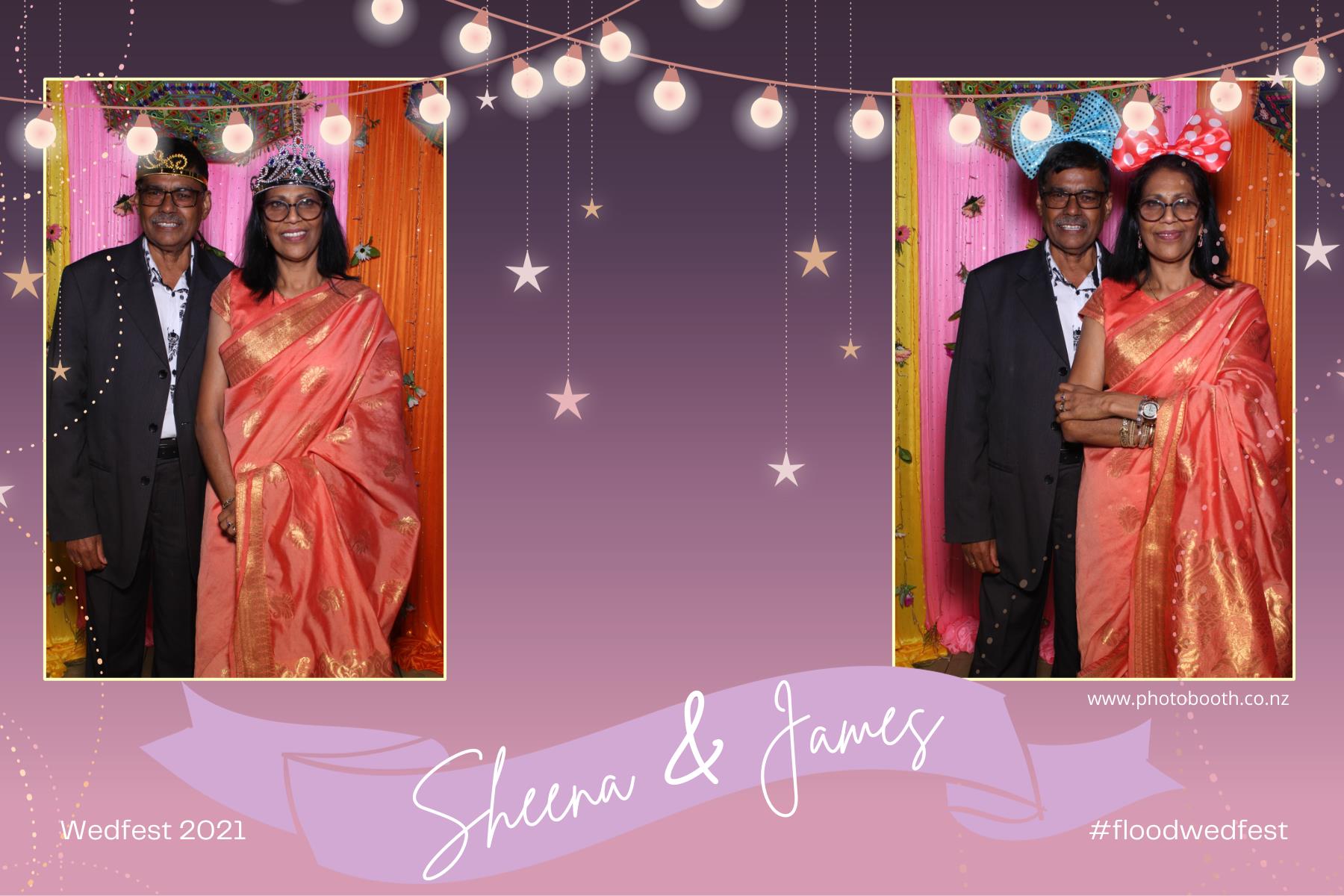 James and Sheena's Wedding | View more photos from the event at gallery.photobooth.co.nz/u/SelfieCentral/James-and-Sheenas-Wedding